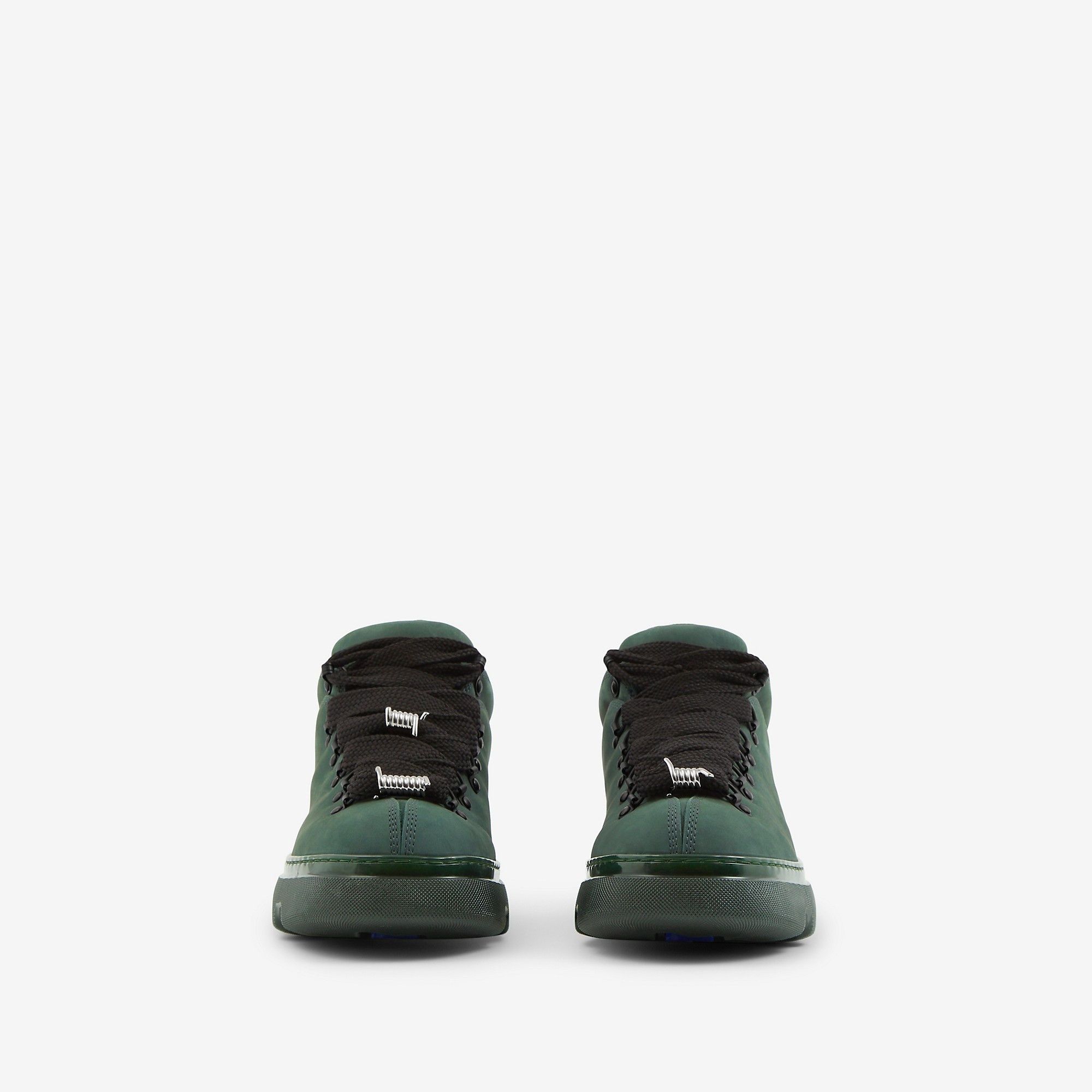 Burberry o1w1db10125 Nubuck Trek Boots in Green/Black Size US 12.5 / EU 45-46 - 3 Thumbnail