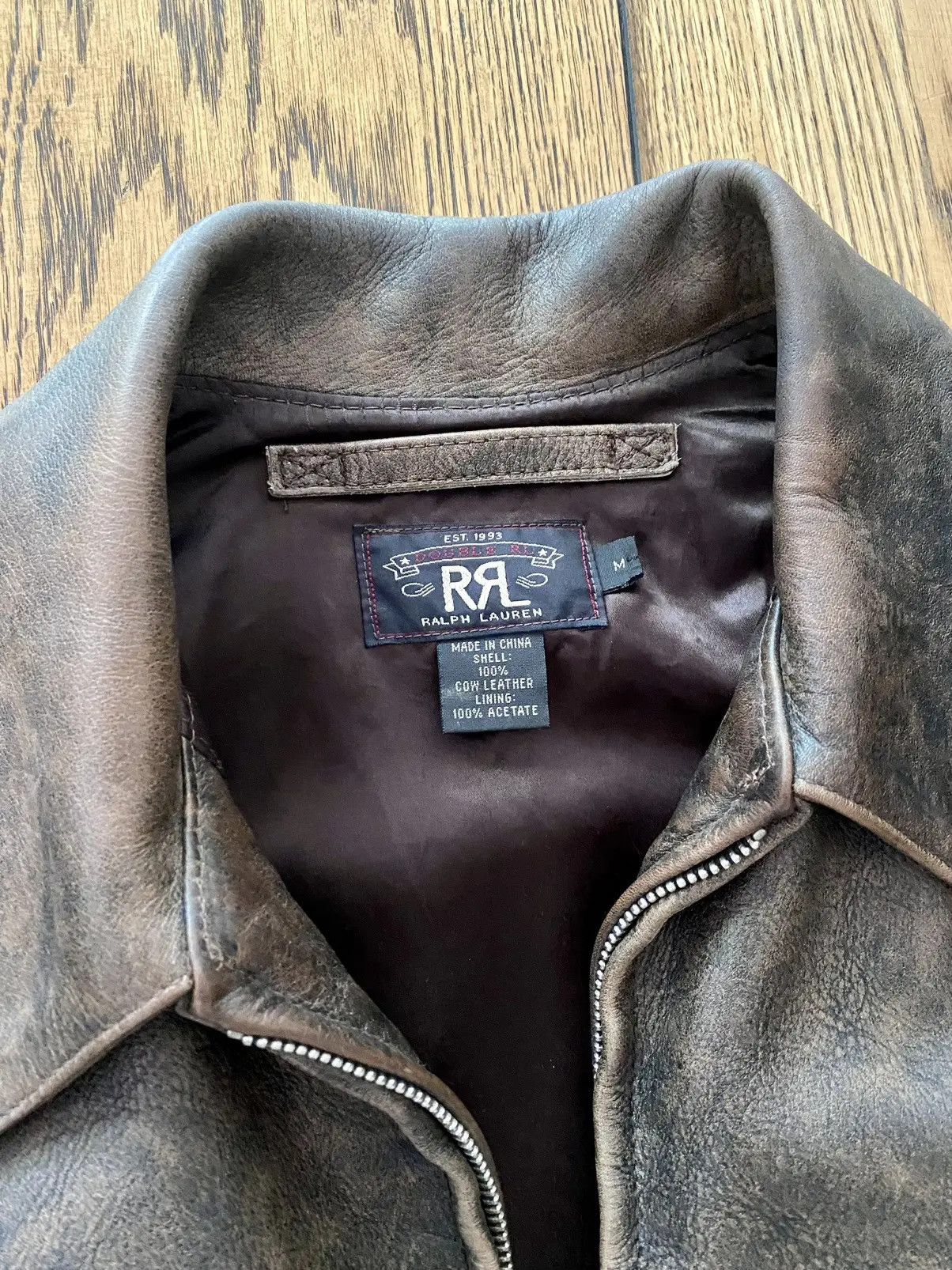 RRL Ralph Lauren Ralph Lauren RRL leather jacket size M Size US M / EU 48-50 / 2 - 4 Thumbnail