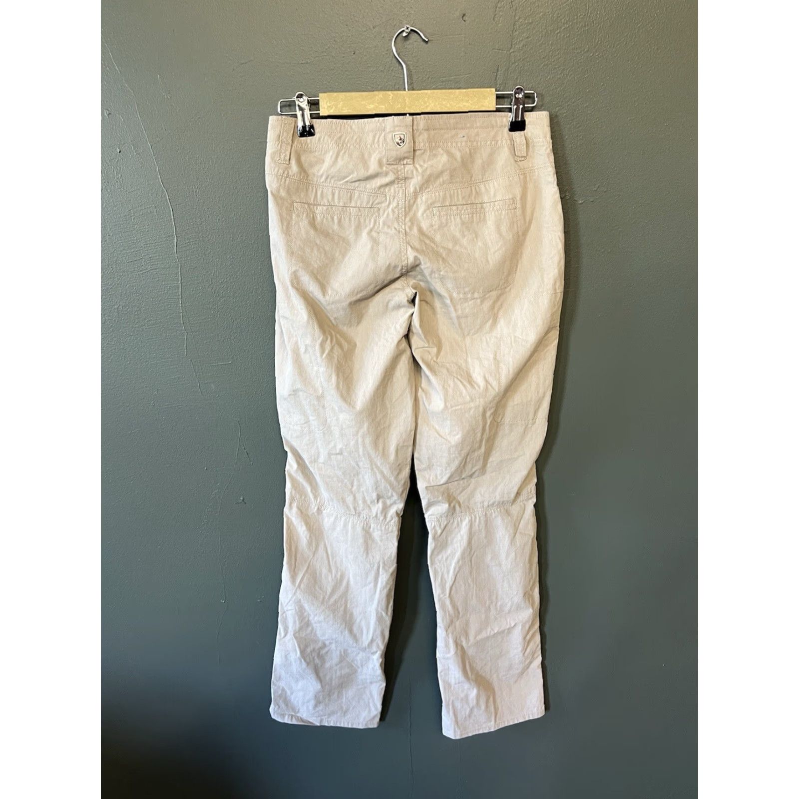 Vintage Kuhl Womens Pants Khaki Nylon Outdoor Hiking Size 4 Regular Beige 31" Inseam Size 27" / US 4 / IT 40 - 2 Thumbnail