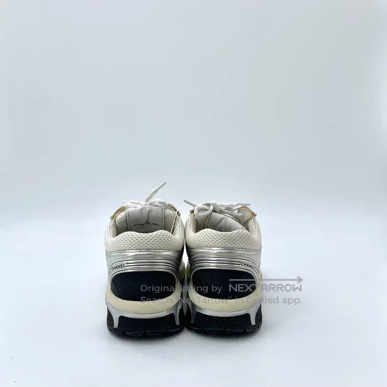 Chanel Chanel Colour-blocked logo lace-thed casual sneakers Size US 6.5 / IT 36.5 - 4 Thumbnail