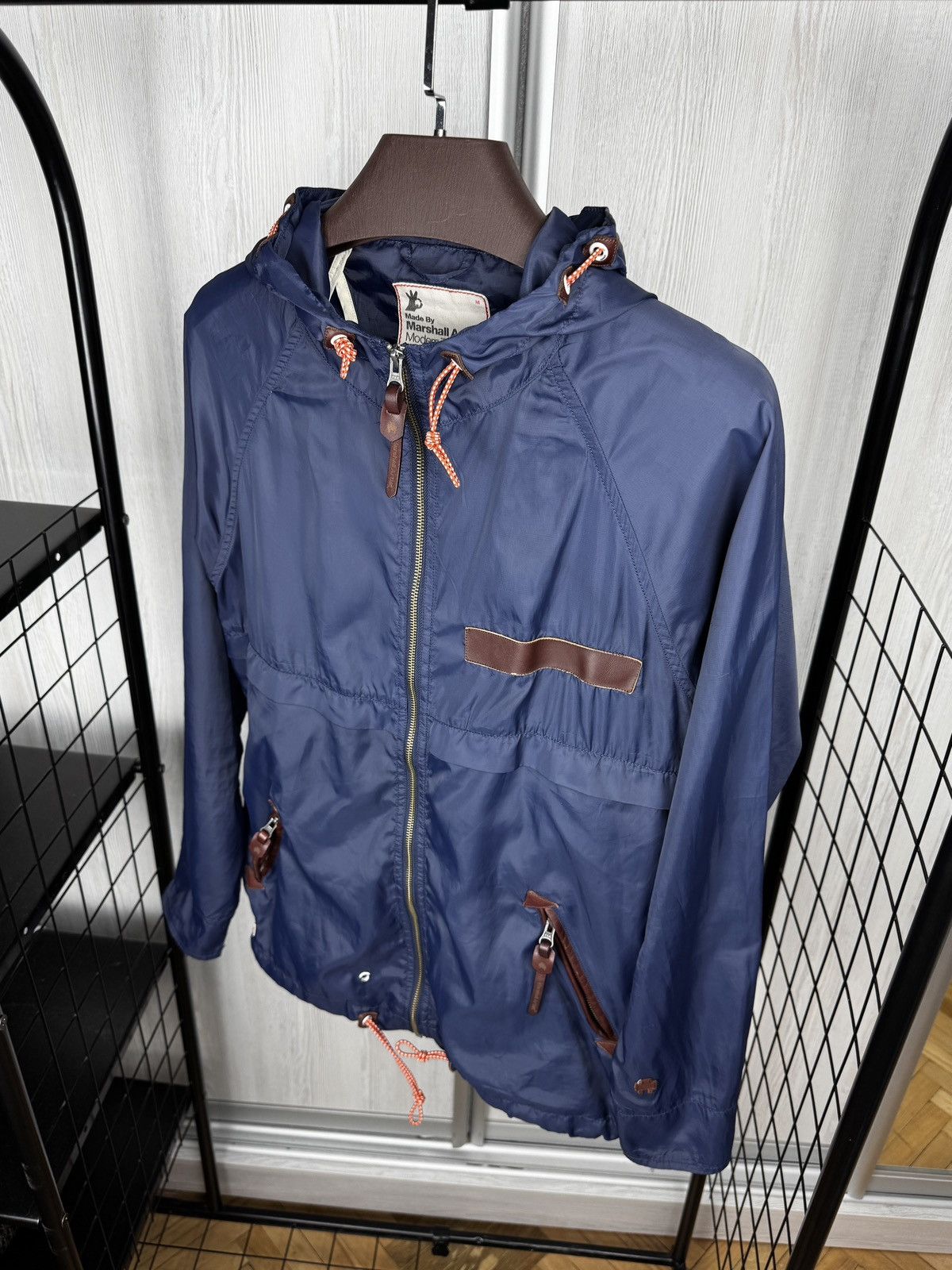 Marshall Artist Marshall Artist Navy Blue Lightweight Windcheater Jacket Size US M / EU 48-50 / 2 - 6 Thumbnail