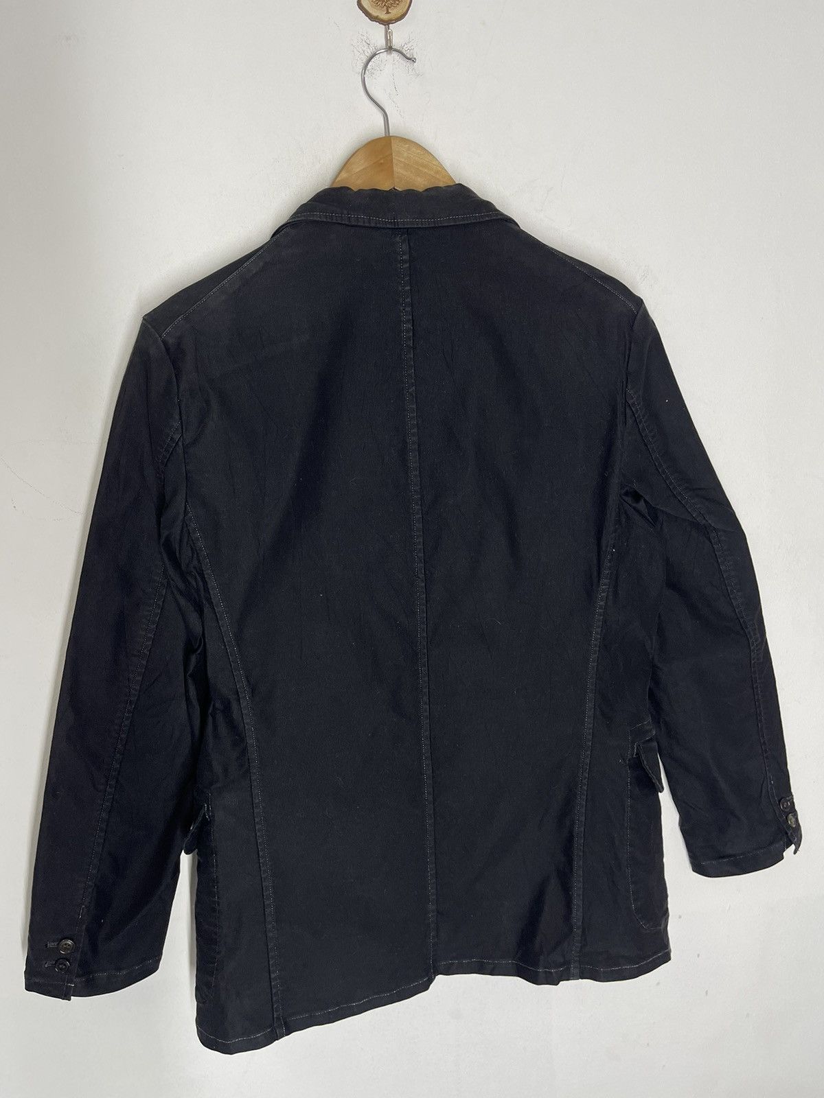 HOLLYWOOD RANCH MARKET VINTAGE HR MARKET MOLESKIN BLACK JACKET BLUE BLUE JP Size US M / EU 48-50 / 2 - 3 Thumbnail