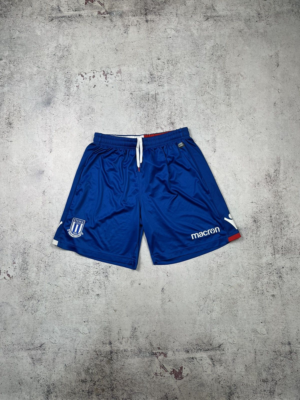 Macron MACRON FC STOKE CITY THE POTTERS FOOTBALL SHORTS,SOCCER,M Size US 32 / EU 48 - 1 Thumbnail