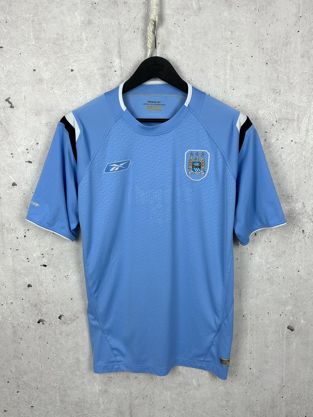 Reebok × Vintage Vintage Reebok Manchester City Blue Soccer Jersey Size US XL / EU 56 / 4 - 1 Thumbnail