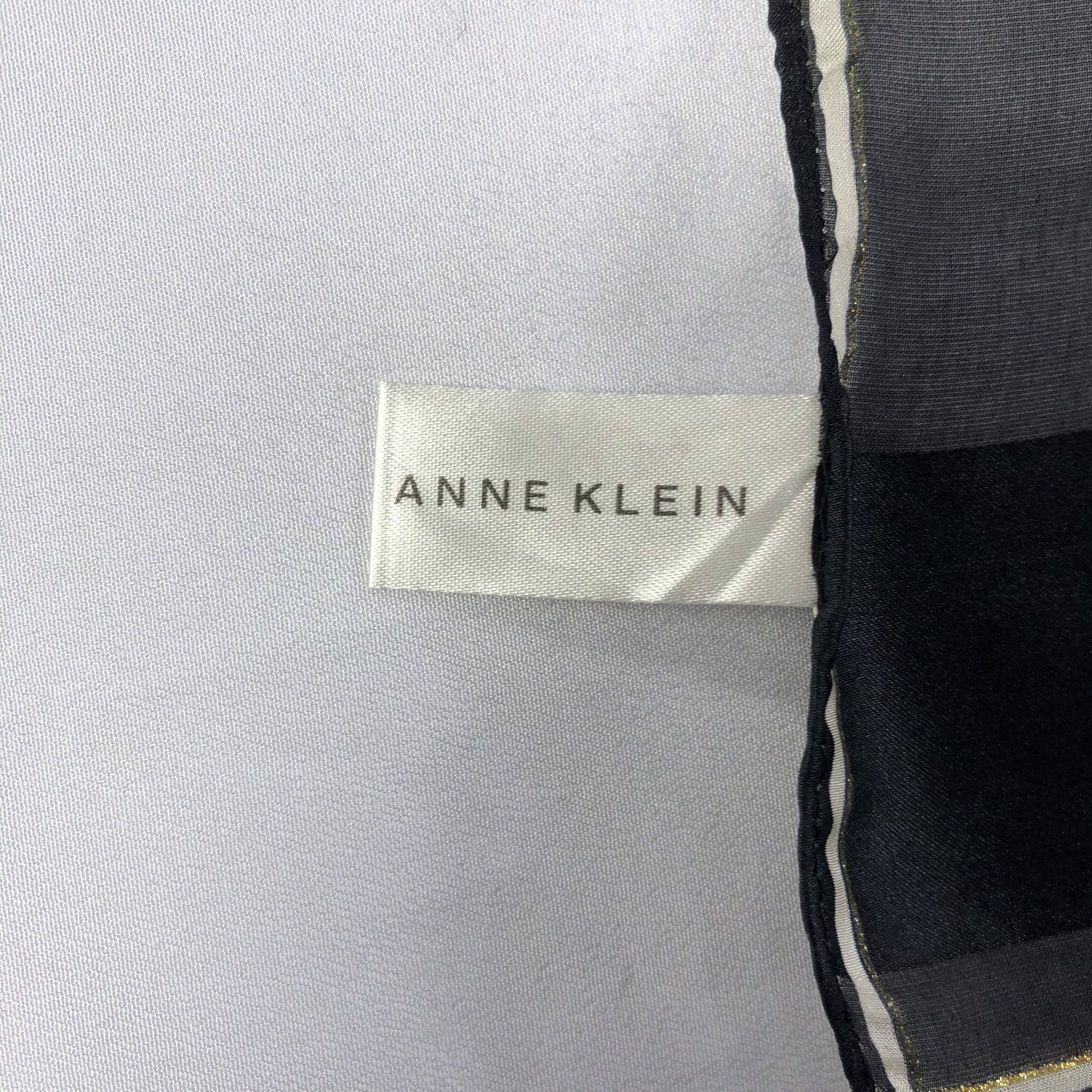 Anne Klein × Vintage Vintage Anne Klein Silk Scarf Size ONE SIZE - 5 Thumbnail