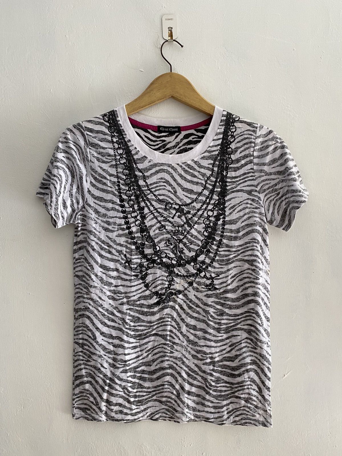Yasuyuki Ishii Chami chami zebra jewelry printed tshirts Size US M / EU 48-50 / 2 - 1 Thumbnail