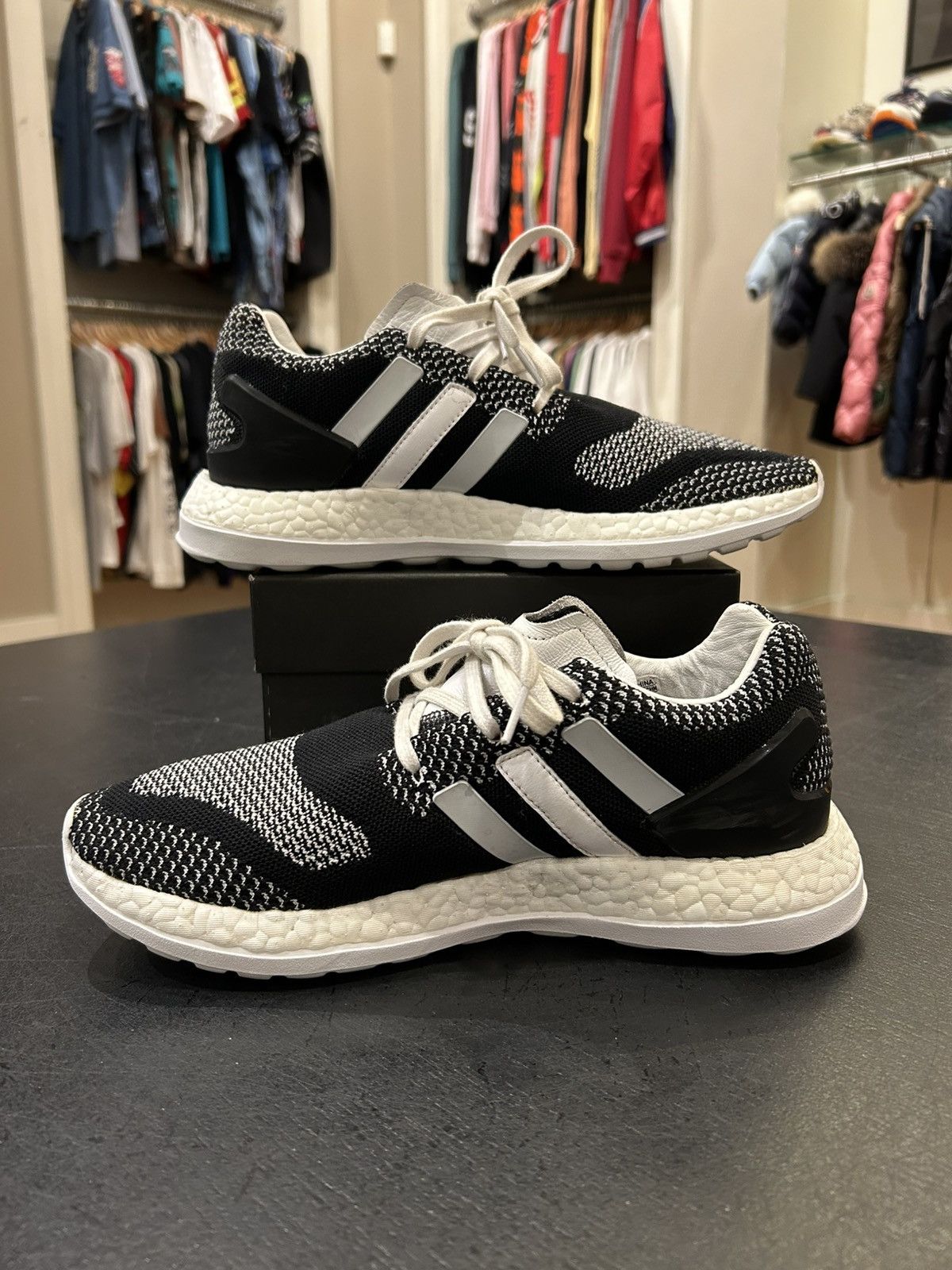 Adidas Adidas X Yohji Yamamoto Pureboost White Black Size US 8.5 / EU 41-42 - 2 Thumbnail
