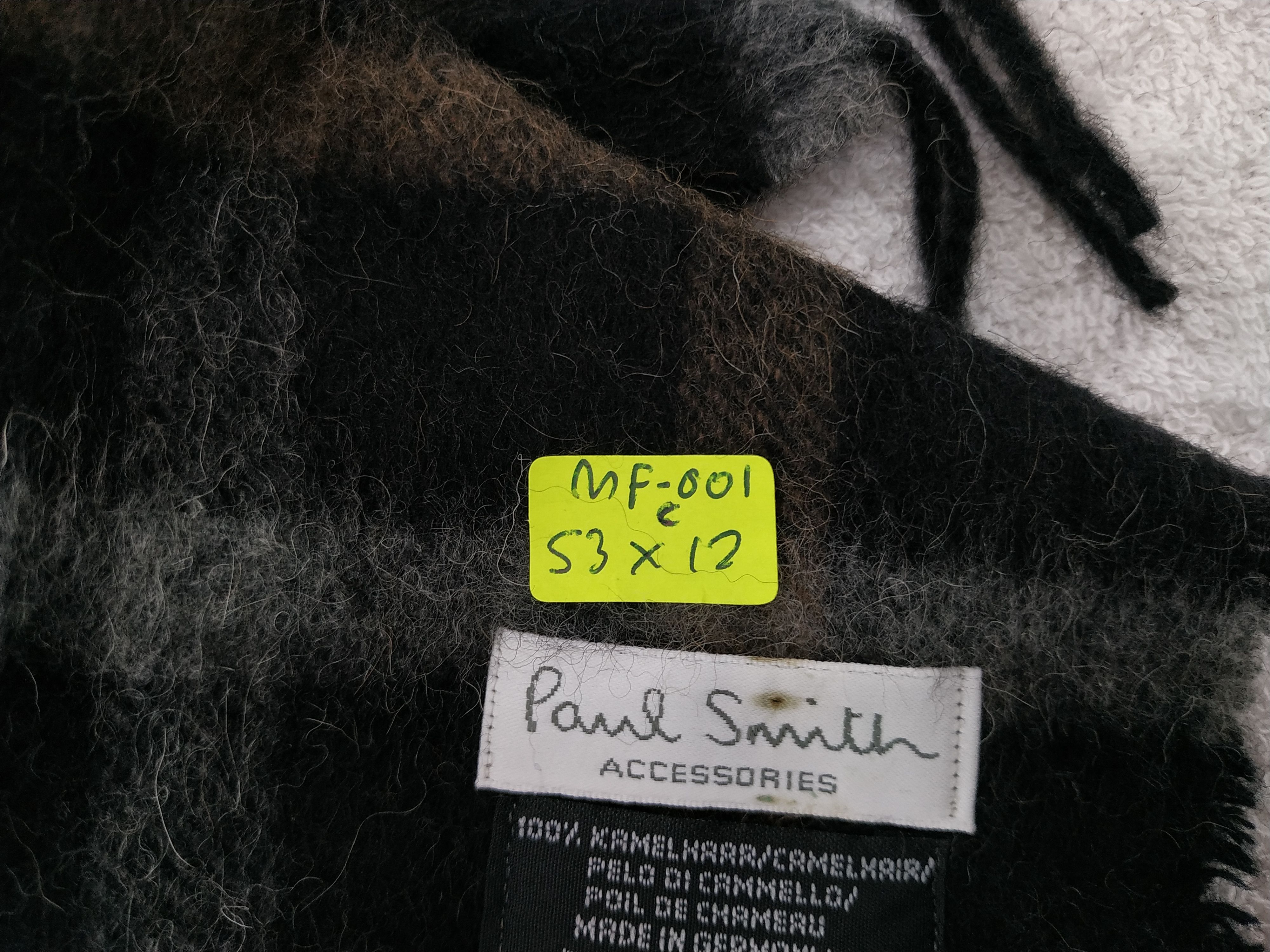 Paul Smith Vintage Paul Smith Cashmere Scarf/Muffler/Neckwear MF001 Size ONE SIZE - 6 Thumbnail