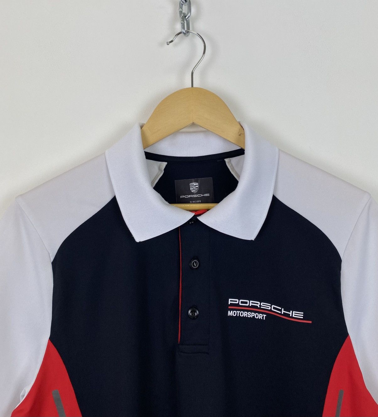 Porsche Design Porche Motorsport Racing Polo Buttons Shirt Men’s Size M Size US M / EU 48-50 / 2 - 2 Thumbnail