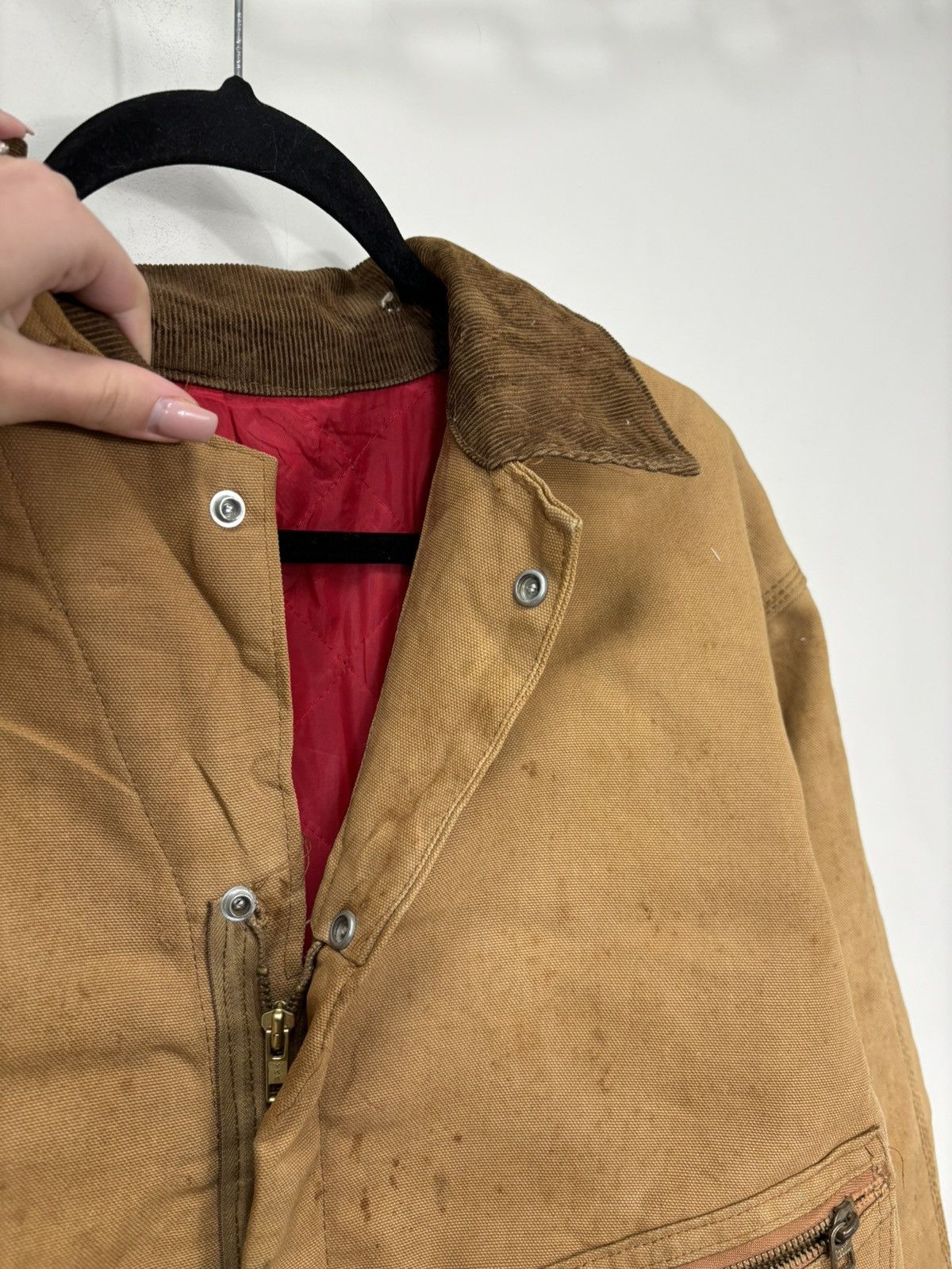 Carhartt Vintage 90s Carhartt Y2K Work Hype Cropped Detroit Jacket Size US L / EU 52-54 / 3 - 15 Thumbnail