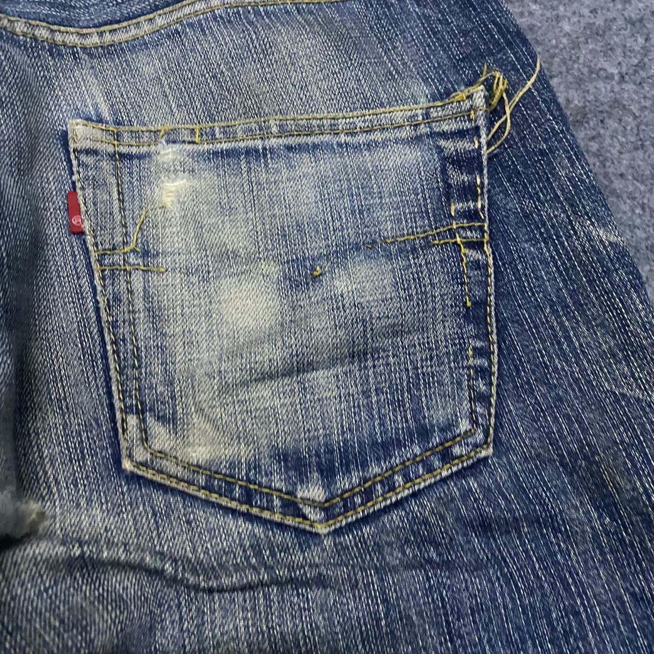 Japanese Brand 💥Best Offer💥Vintage Justin Jeans Distressed Denim Size US 33 - 11 Thumbnail