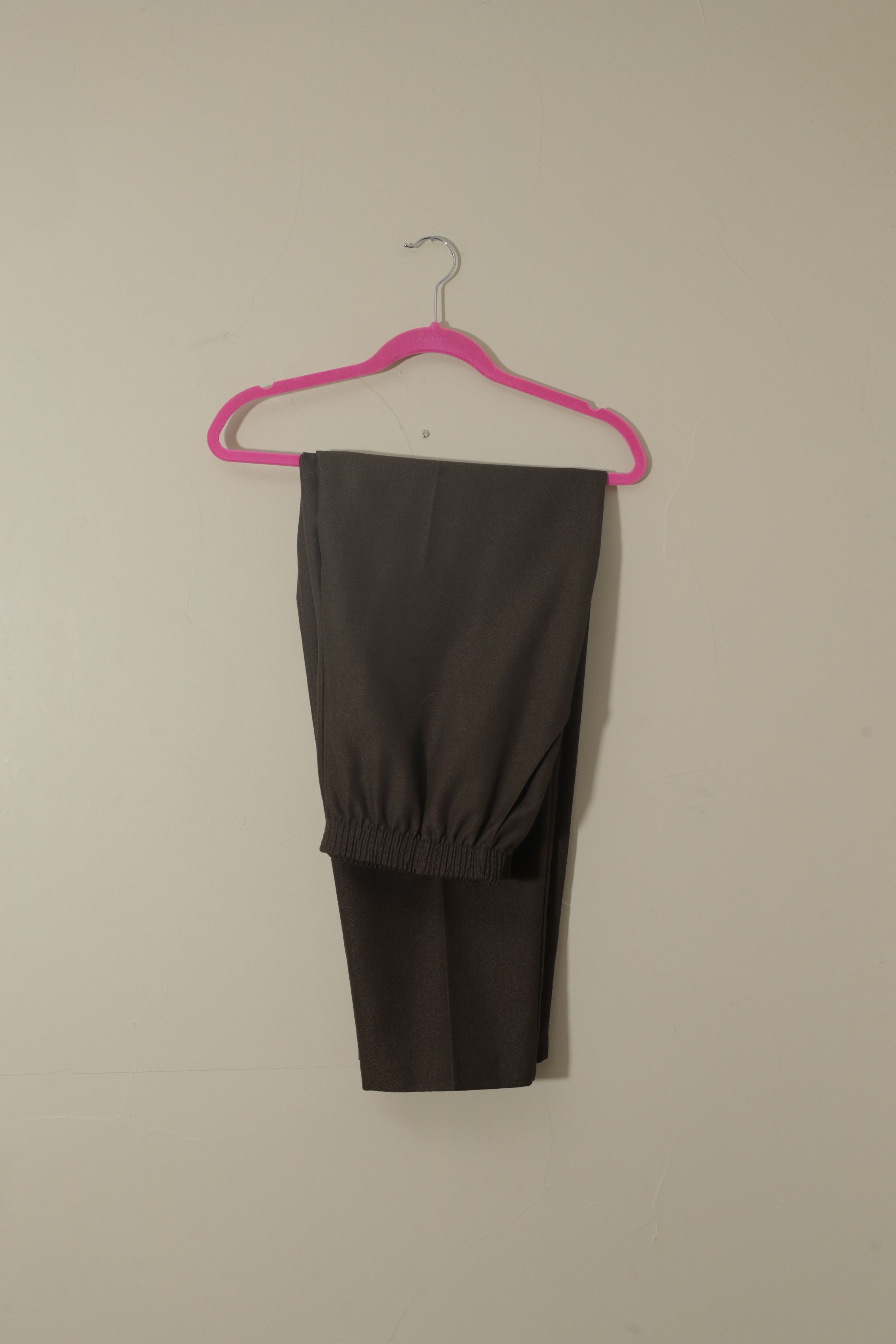Vintage Briggs NY Brown Elastic Waistband Pleated Trousers (16) Size 38" / US 16 / IT 52 - 2 Thumbnail
