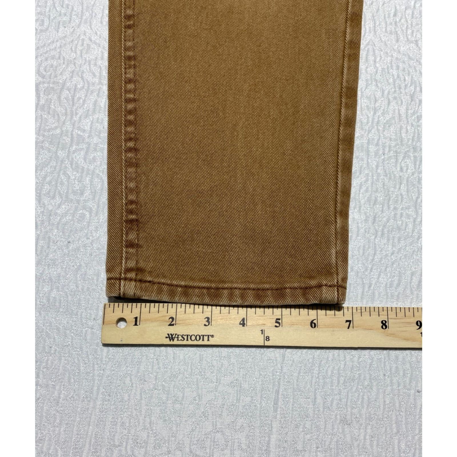 Lee VINTAGE Lee Jeans Womens 90s USA Riveted Brown Size 16 Petite Tapered 5-Pocket Denim Size 24" / US 00 / IT 34 - 7 Thumbnail