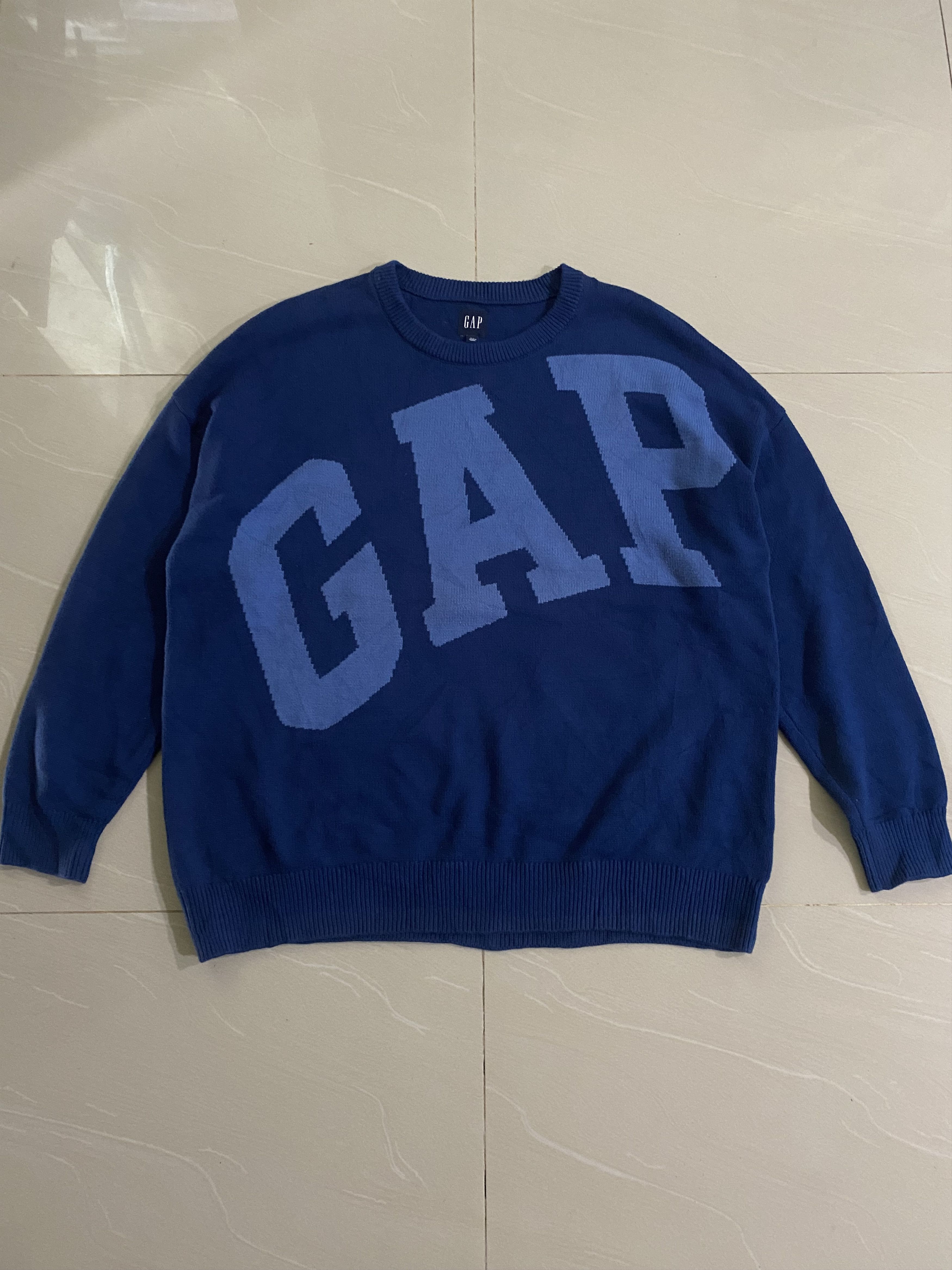 Gap × Homespun Knitwear × Vintage Vintage Gap Knitwear Big Logo Big Size Size US XL / EU 56 / 4 - 1 Thumbnail