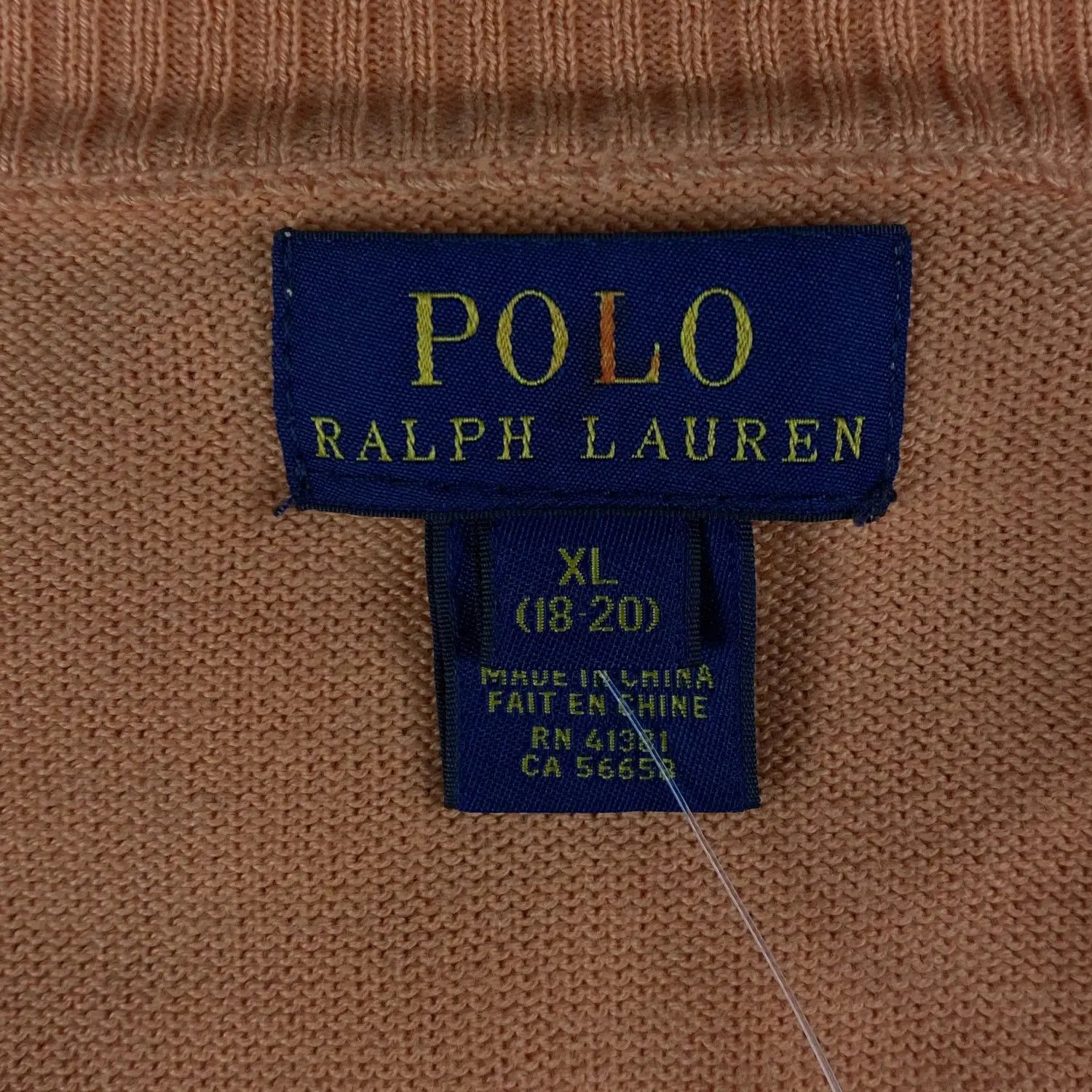 Polo Ralph Lauren Men’s Jumper Pullover Polo by Ralph Lauren V Neck Size XL Size US XL / EU 56 / 4 - 4 Thumbnail