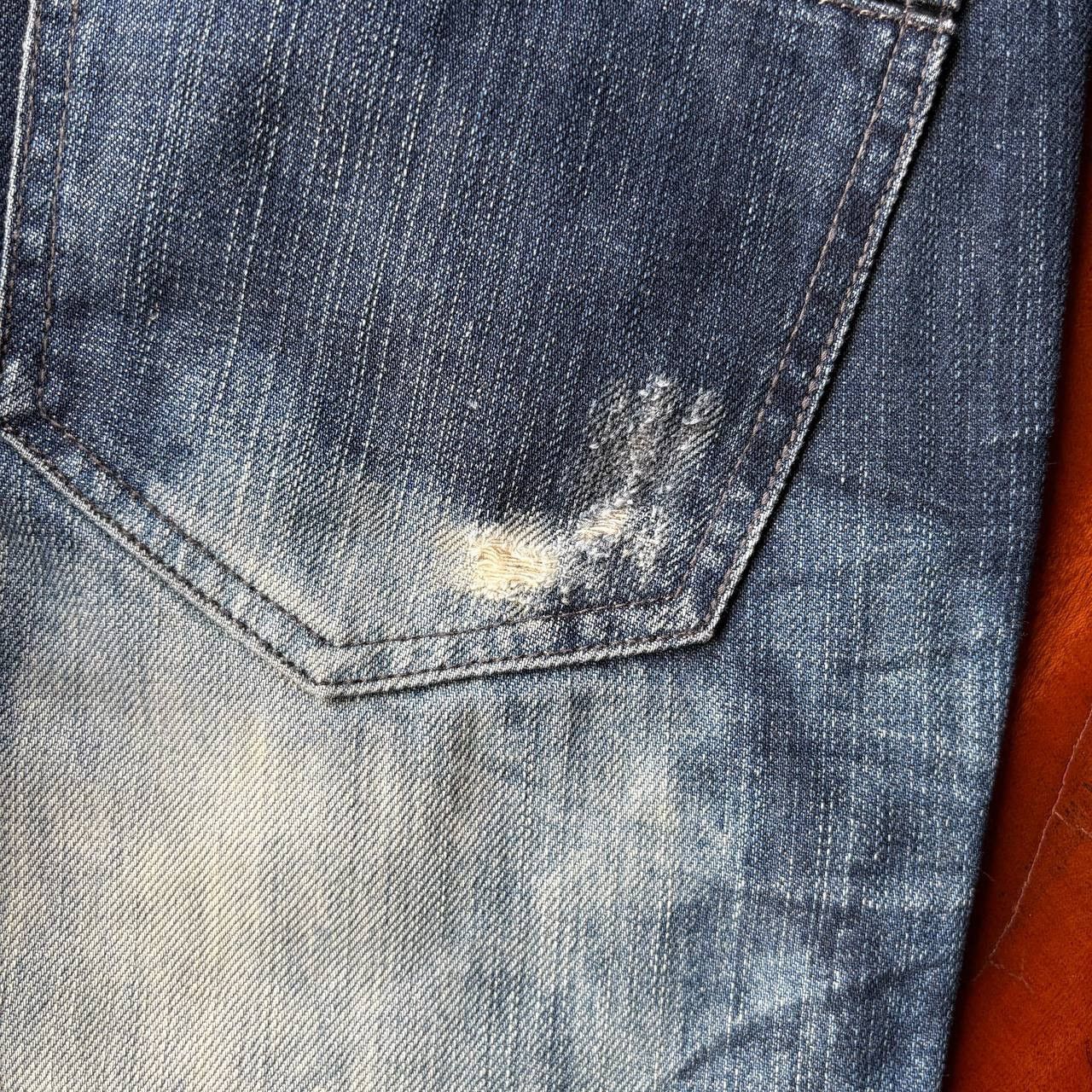 semanticdesign Semantic Design Acid Wash Bleach Dark Blue Jeans Pants Size US 32 / EU 48 - 10 Thumbnail