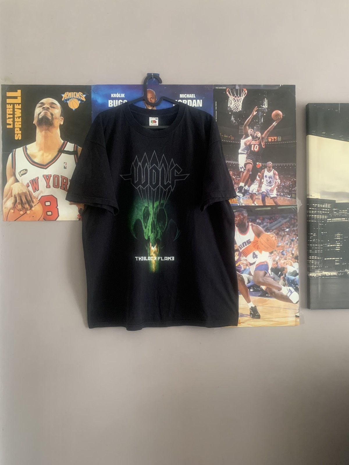 Band Tees × Vintage 2006 Wolf The Black Flame Album Tee Size US XL / EU 56 / 4 - 1 Thumbnail