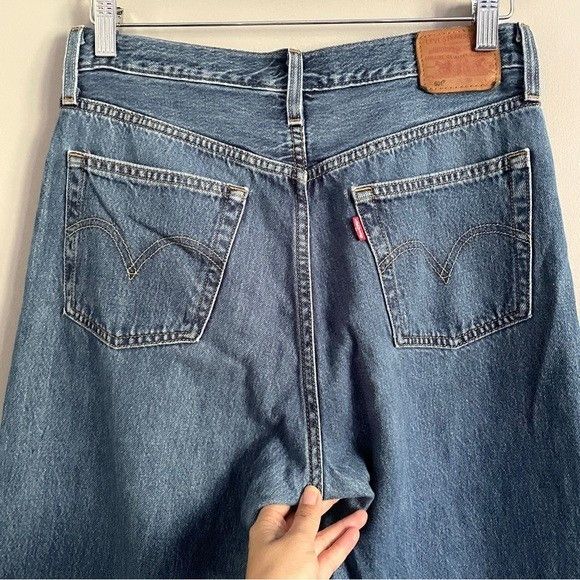 Levi's Levi’s 501 Button Fly Cropped Straight Leg Jeans - 29" Size 29" - 11 Thumbnail