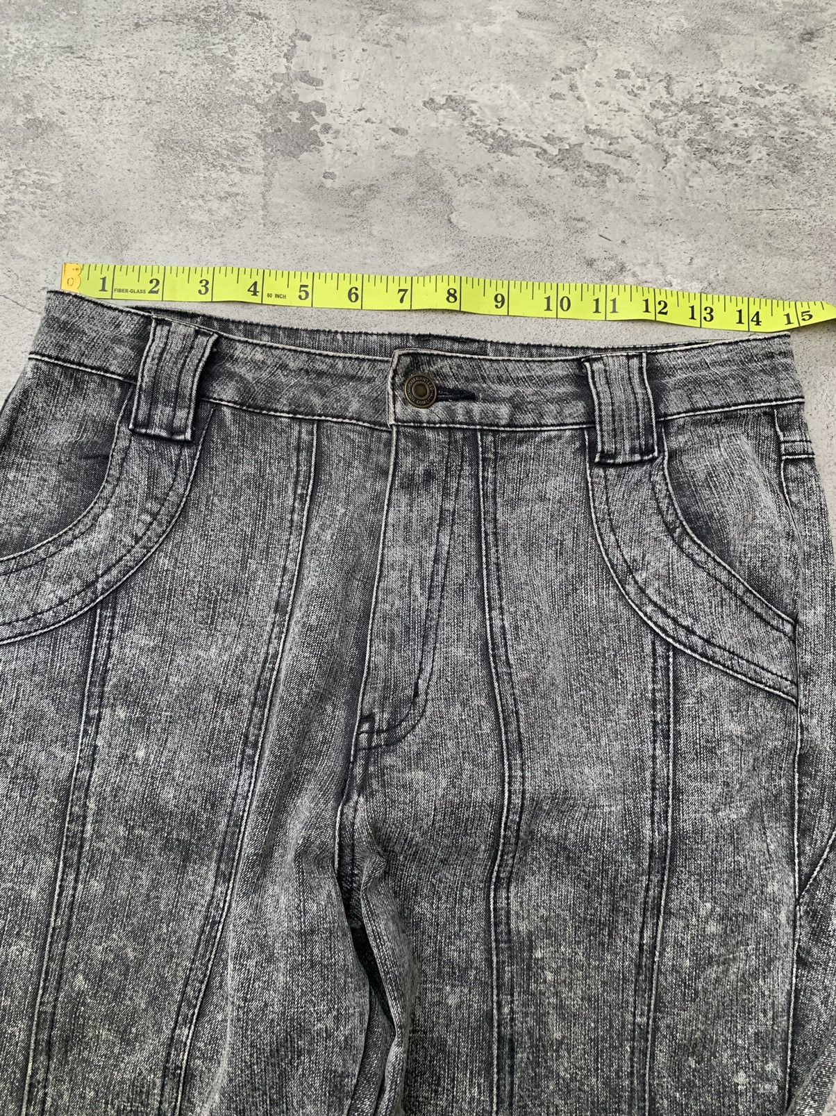 5351 POUR LES HOMMES × If Six Was Nine × Tornado Mart FULLHEART lace-up flare jeans Size US 28 / EU 44 - 2 Thumbnail