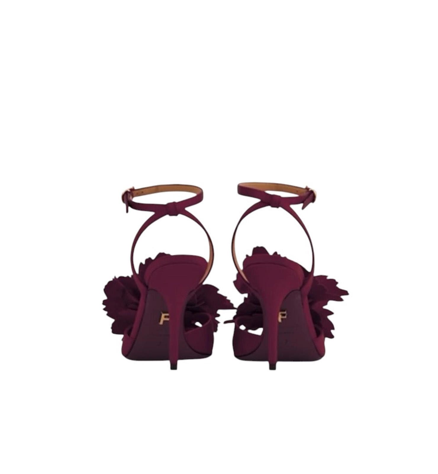 Salvatore Ferragamo Ferragamo Flower Embellished Sandal Size US 7.5 / IT 37.5 - 3 Thumbnail