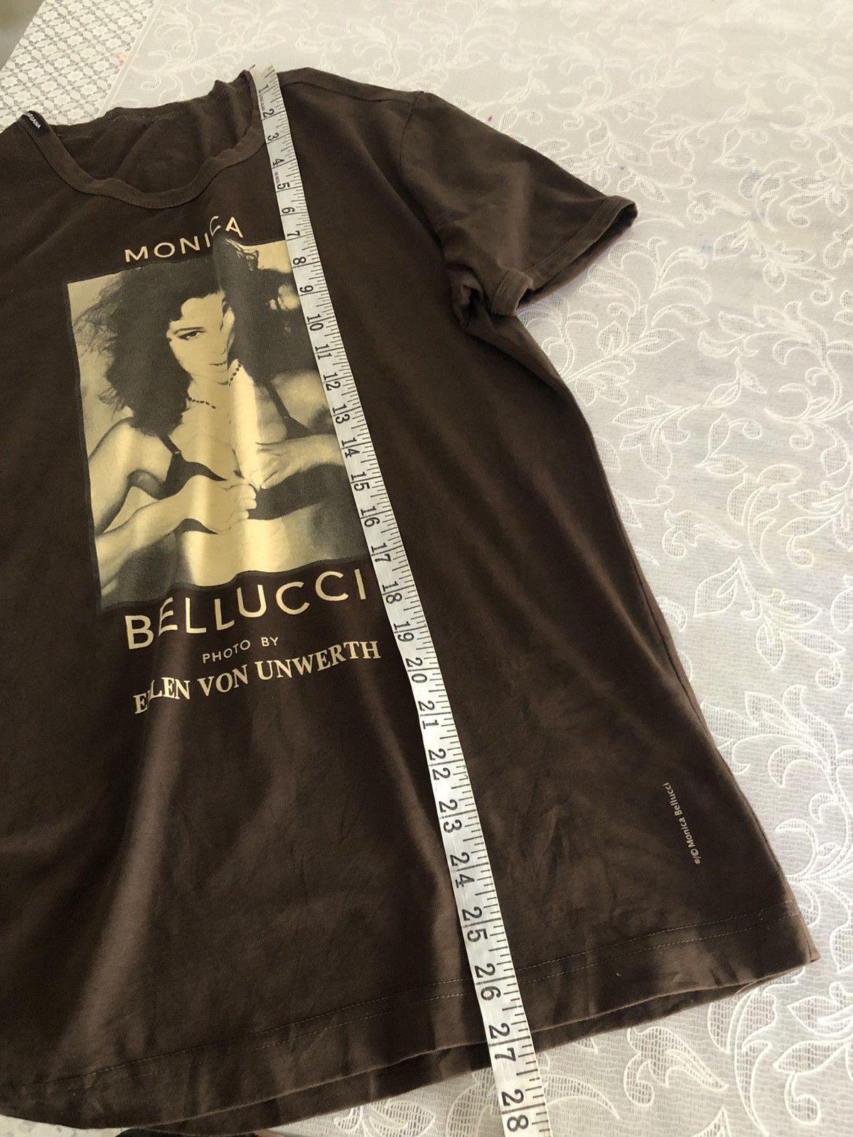 Dolce & Gabbana Vintage Dolce & Gabbana Monica Belluci Faded Sexy Printed Size L / US 10 / IT 46 - 15 Thumbnail