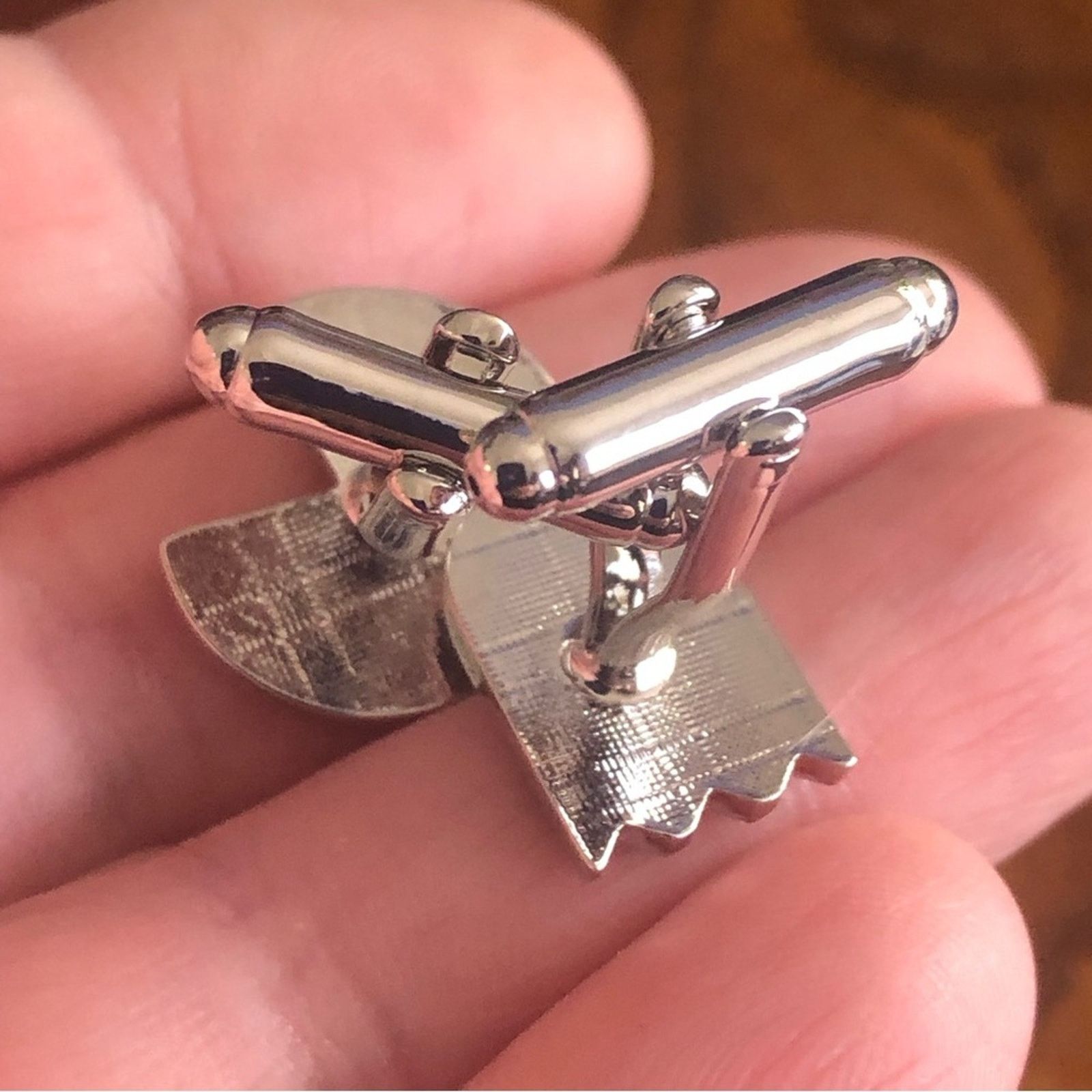 Jewelry Men’s Pac Man & ghost 80s video game novelty cuff link Size ONE SIZE - 8 Thumbnail