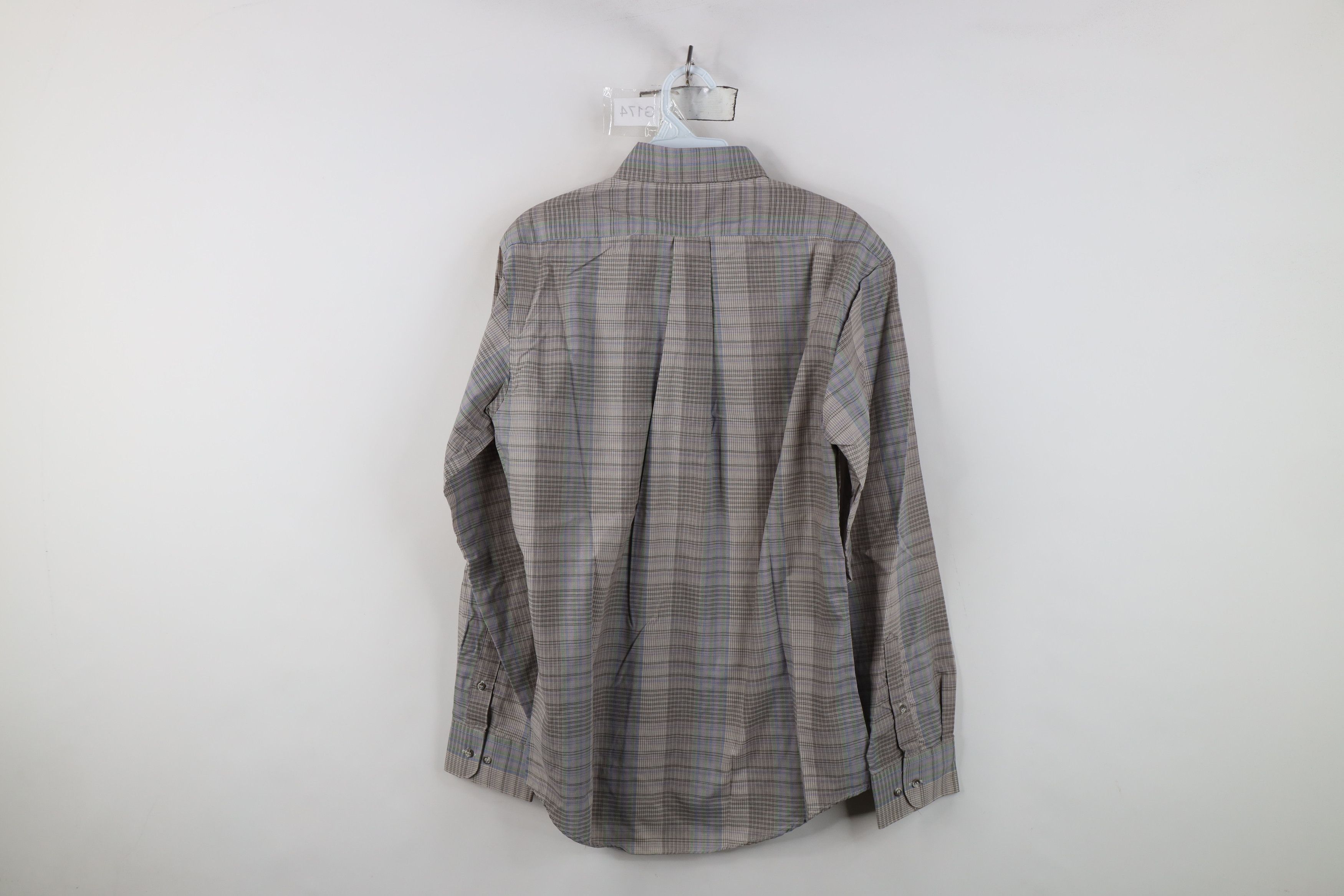 Vintage Deadstock Vintage 90s Streetwear Button Down Shirt Plaid Size US M / EU 48-50 / 2 - 10 Thumbnail