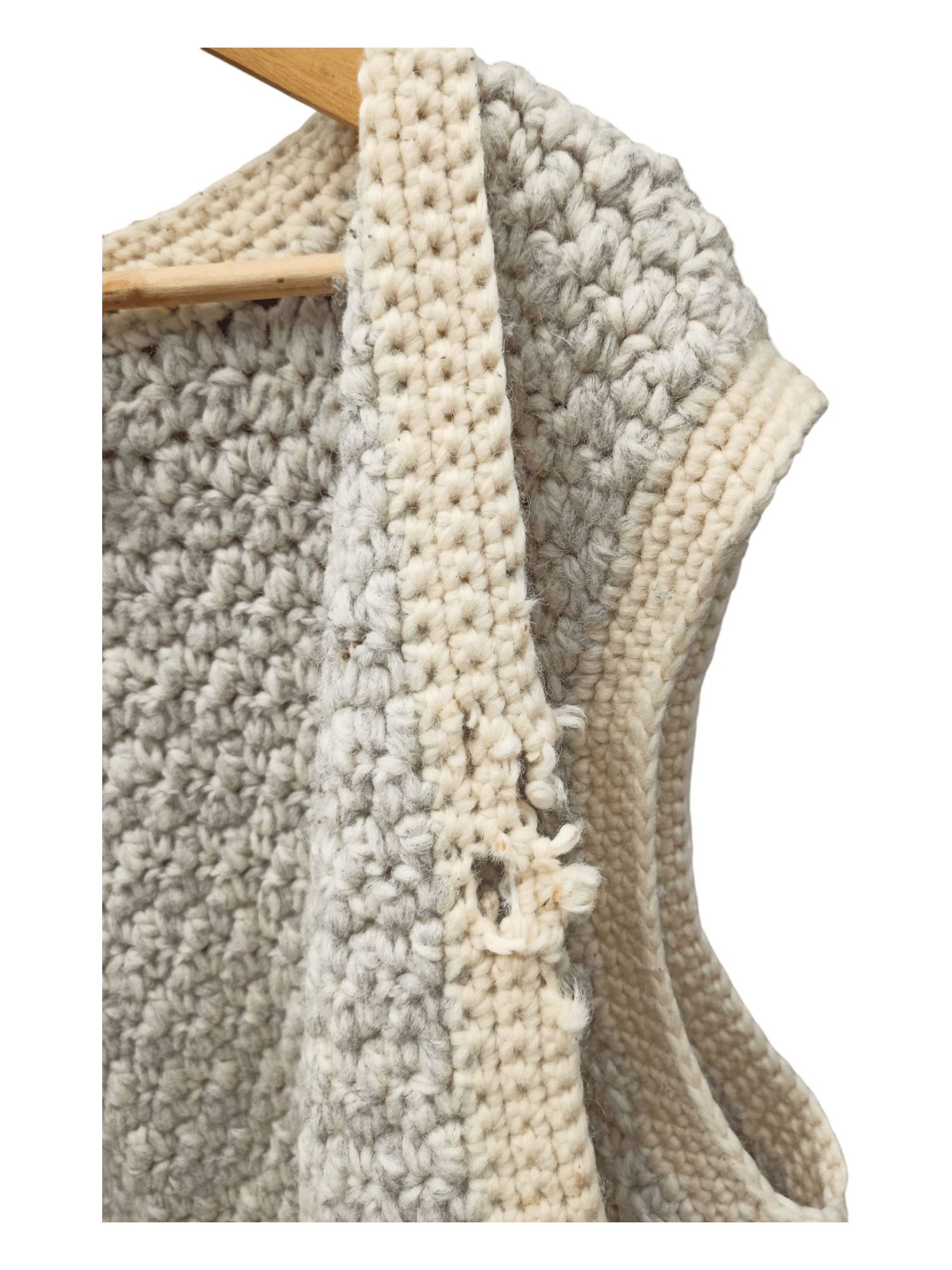 Vintage Vintage 💥 Canadian Sweater 💥 Wool Hand Knit Vest Size US L / EU 52-54 / 3 - 12 Thumbnail