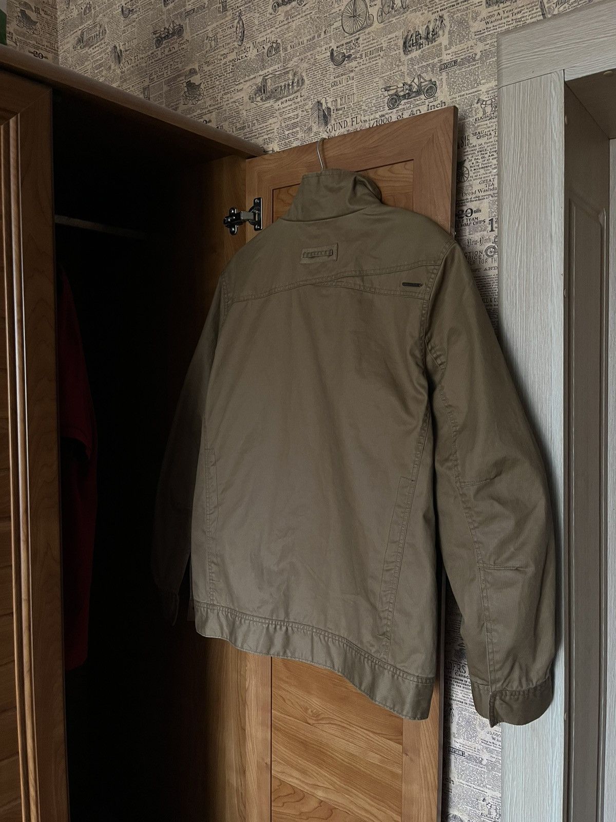 Oakley Oakley Waxed Jacket Olive Military Style Metal Logo Size M Size US M / EU 48-50 / 2 - 7 Thumbnail