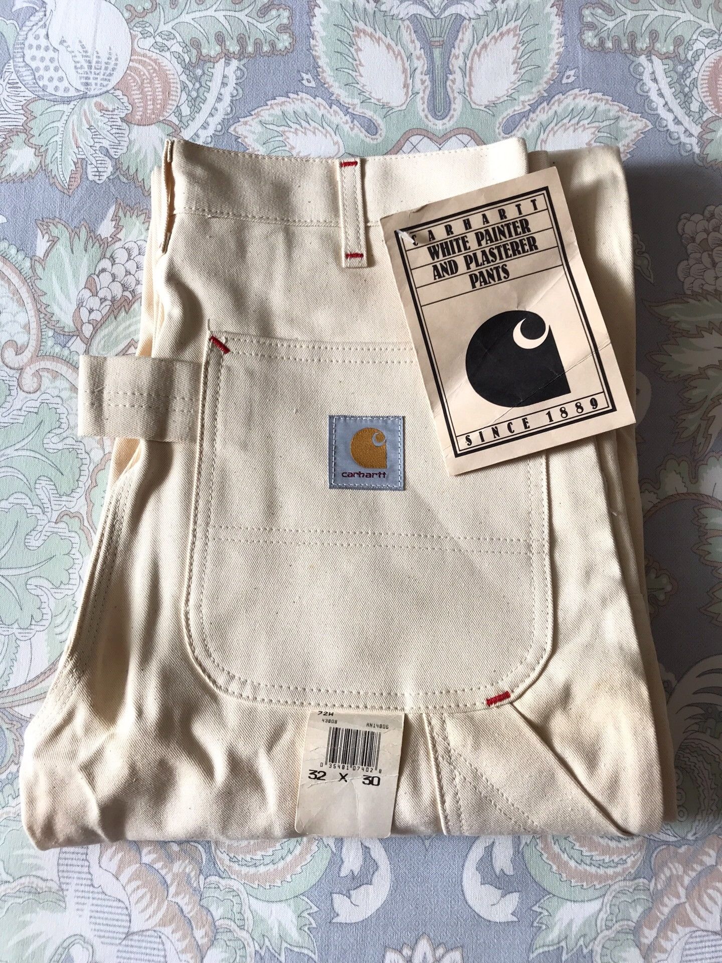 Carhartt 90s Carhartt 72W White Double Knee Pants Size US 32 / EU 48 - 1 Thumbnail