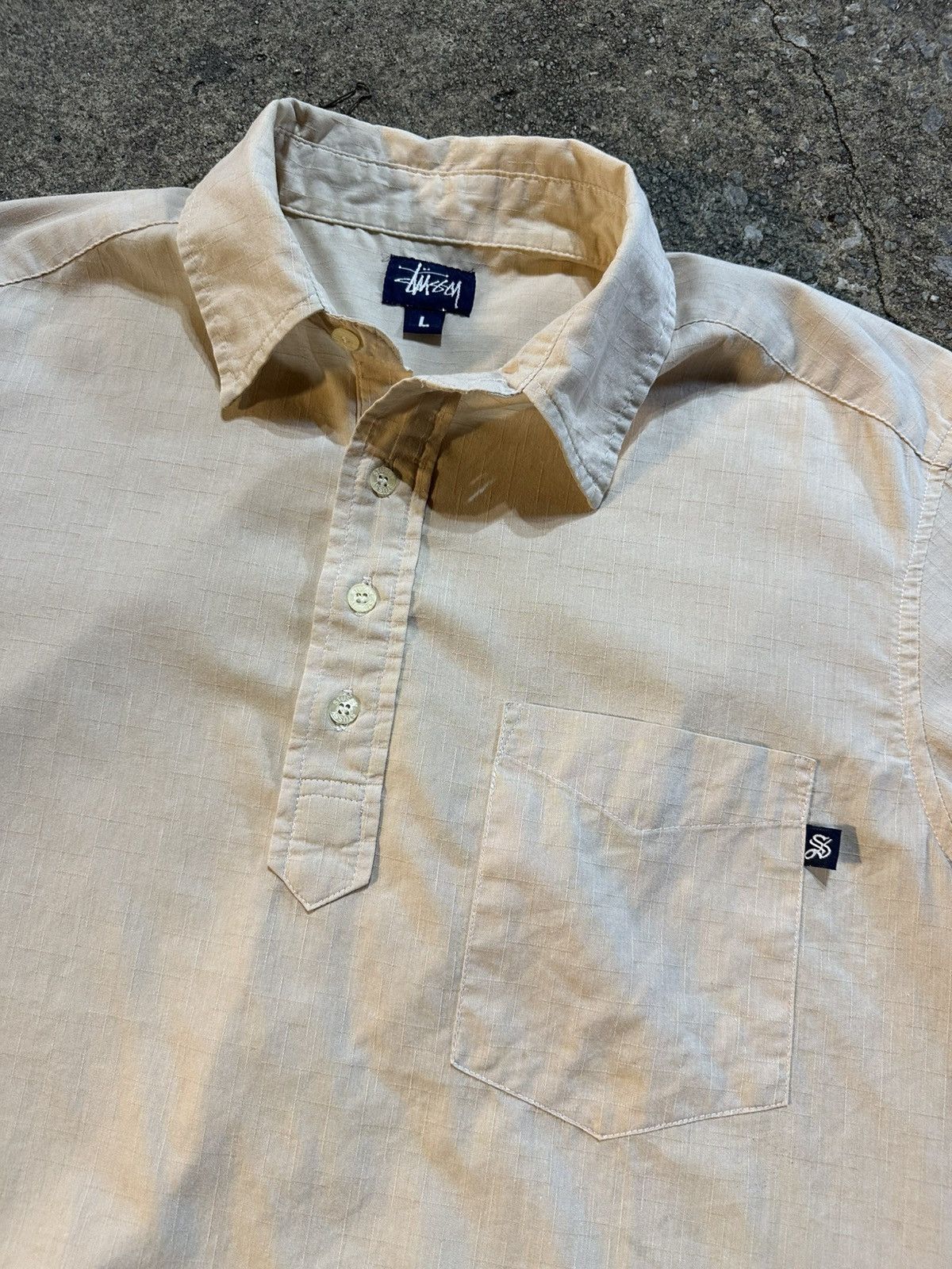 Stussy Rare!! Vintage Stussy Made in USA shirt 1990s Size US L / EU 52-54 / 3 - 1 Thumbnail