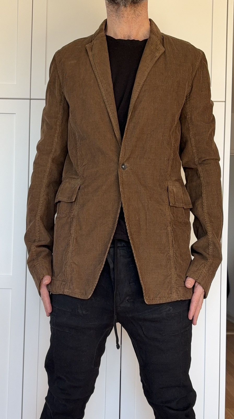 Rick Owens Drkshdw Corduroy blazer Size US M / EU 48-50 / 2 - 4 Thumbnail