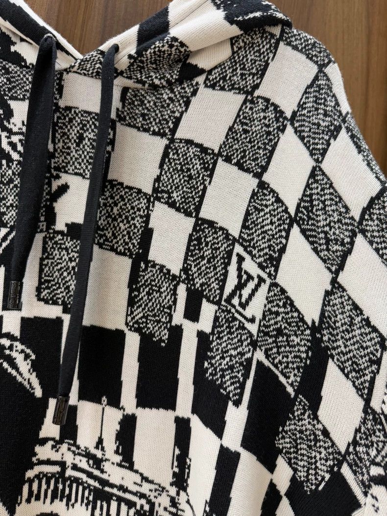 Louis Vuitton Louis Vuitton Paris Collage Knit Hoodie Size US S / EU 44-46 / 1 - 3 Thumbnail