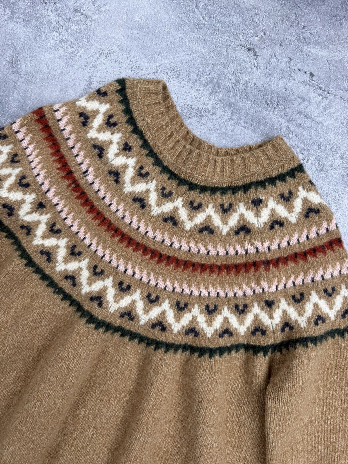 Barbour Barbour Wool Knit Sweater Fair Isle Nordic Women’s Size XL / US 12-14 / IT 48-50 - 10 Thumbnail