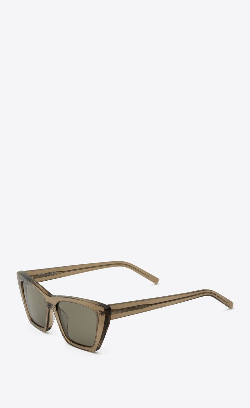 Saint Laurent Paris o1bcso1str0426 Size:OS/Sl 276 Mica in Brown Size ONE SIZE - 1 Thumbnail
