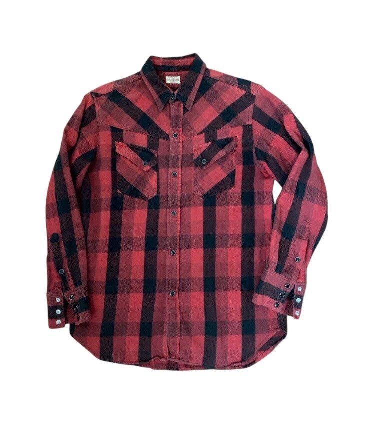 Sugar Cane × Toyo Enterprises × Vintage Vintage Sugar Cane Red Plaid Long Sleeve Shirt Size US M / EU 48-50 / 2 - 1 Thumbnail