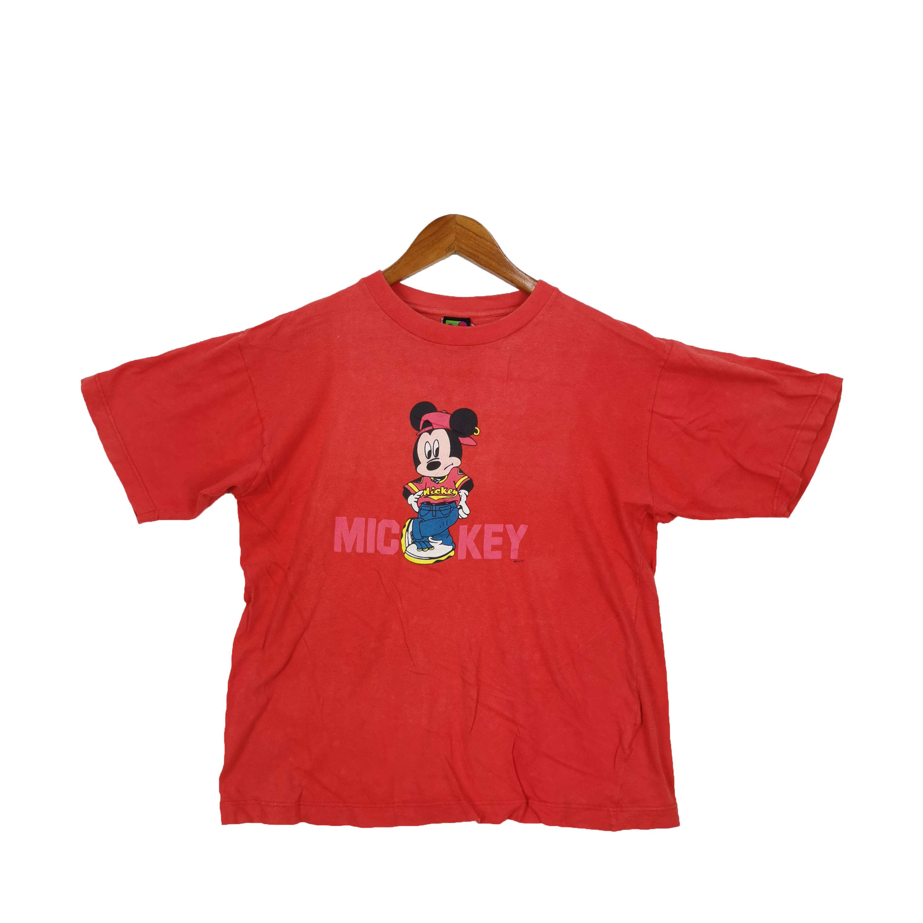 Disney Vintage 90s Mickey Mouse T-Shirt Disney Cartoon Tees Size US M / EU 48-50 / 2 - 1 Thumbnail