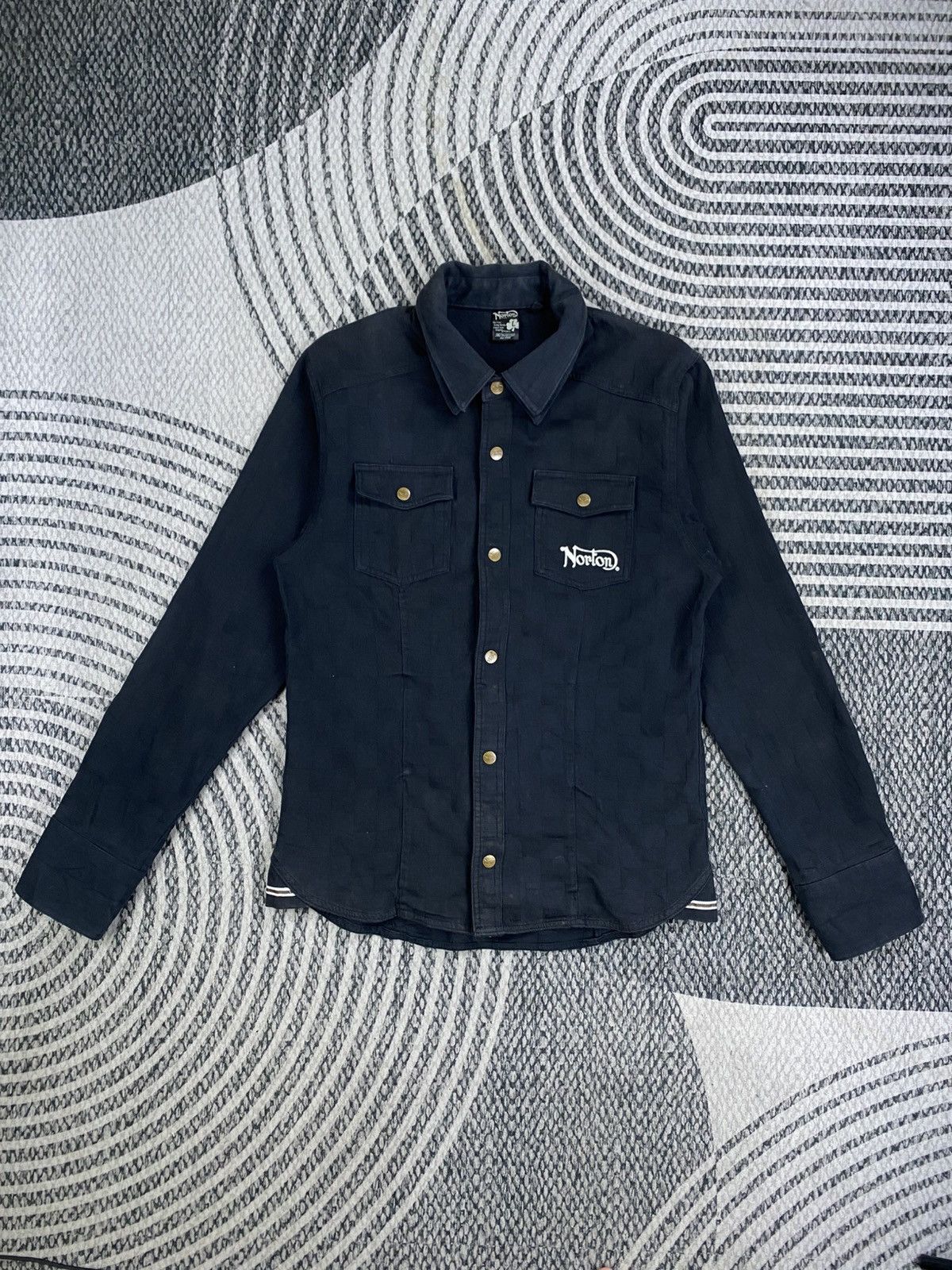 Norton Vintage Norton Embroidery Button Ups Shirt Size US M / EU 48-50 / 2 - 2 Thumbnail
