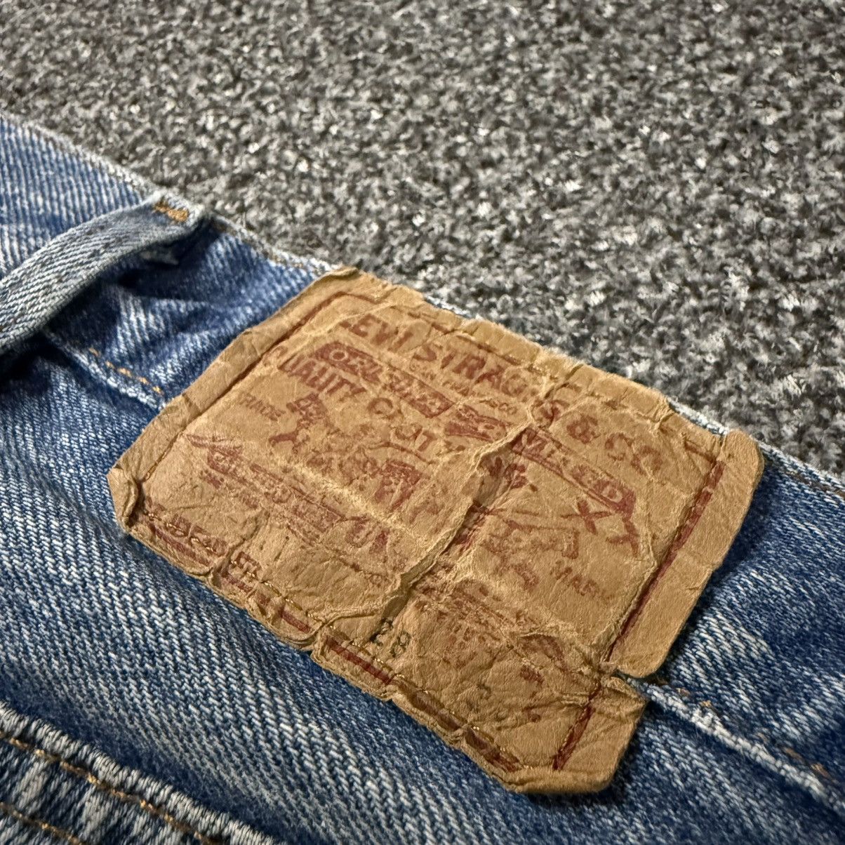 Levi's Vintage Clothing 🇺🇸 Vintage Levis 791-0117 Distressed Aging Wash 70s 80s Denim Size US 28 / EU 44 - 10 Thumbnail