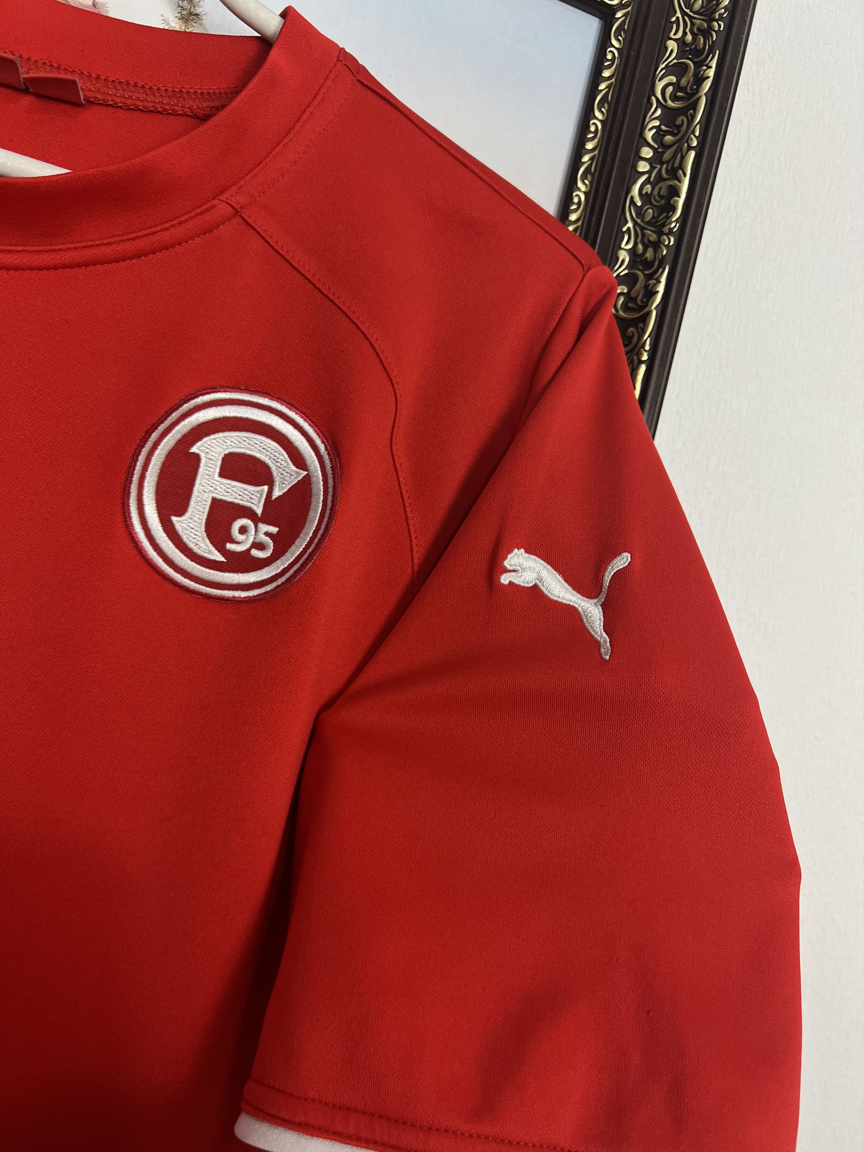 Puma Fortuna Dusseldorf Football Shirt Soccer Jersey Trikot Size US M / EU 48-50 / 2 - 4 Thumbnail
