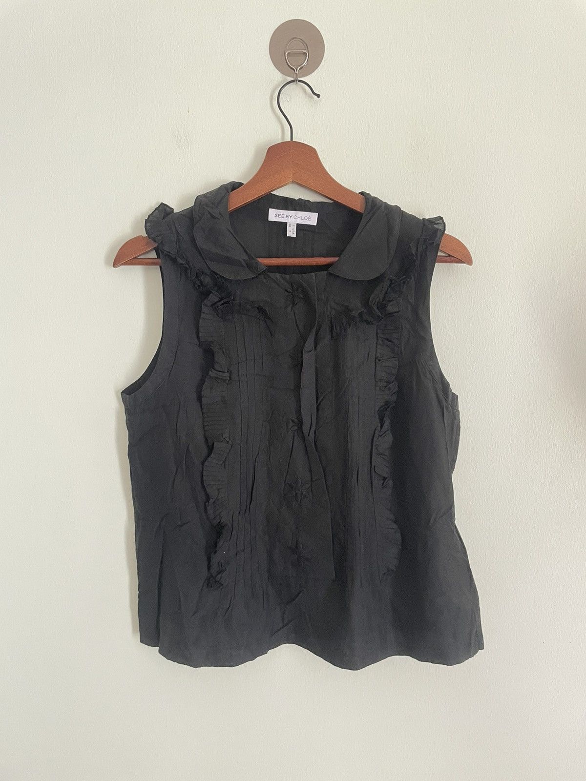 image of See By Chloe Blouse in Black, Women's (Size XS)