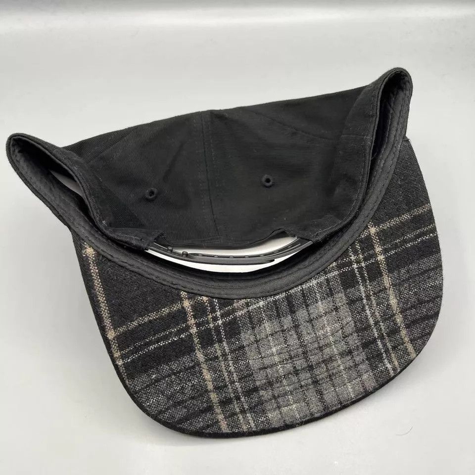 Other Z1R Motorcycle Hat Men Black Plaid Snap Back Cap Size ONE SIZE - 6 Thumbnail