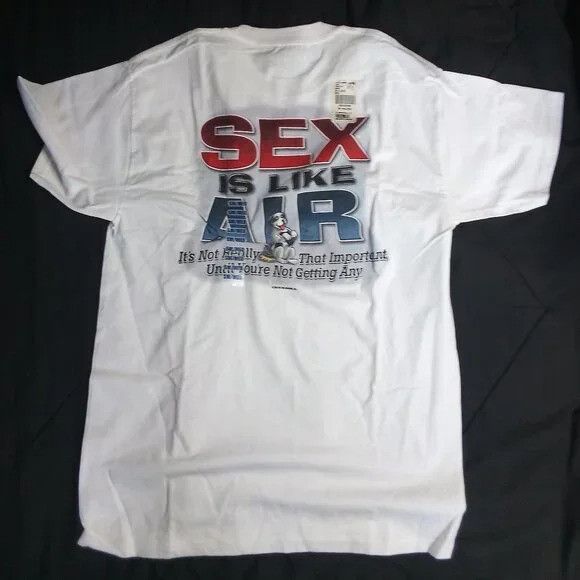 Big Dogs NWT Vintage Big Dogs Sex Is Like Air T-Shirt Size US M / EU 48-50 / 2 - 5 Thumbnail