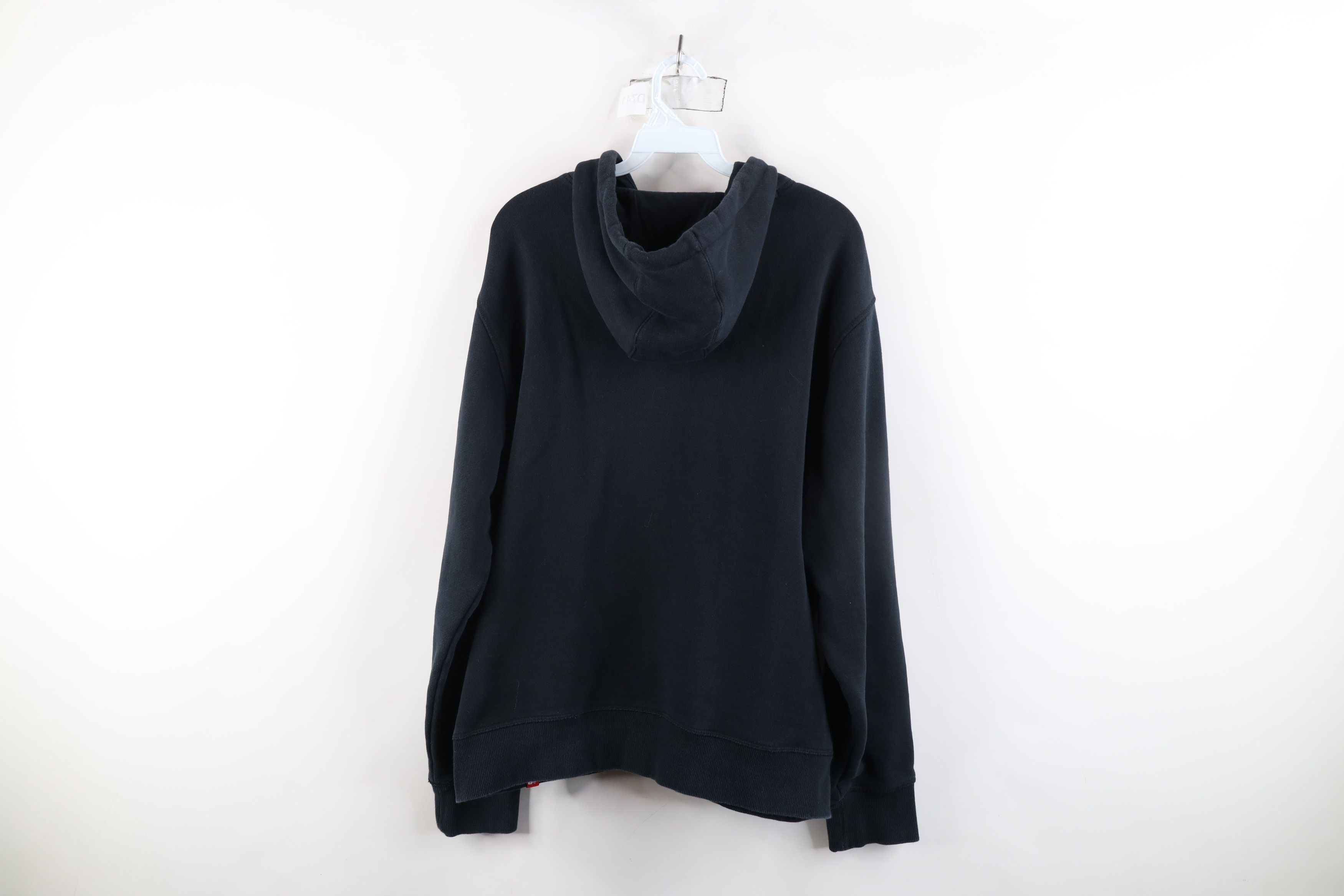New Balance × Vintage Vintage New Balance Logo Felt Patch Hoodie Sweatshirt Black Size US L / EU 52-54 / 3 - 12 Thumbnail