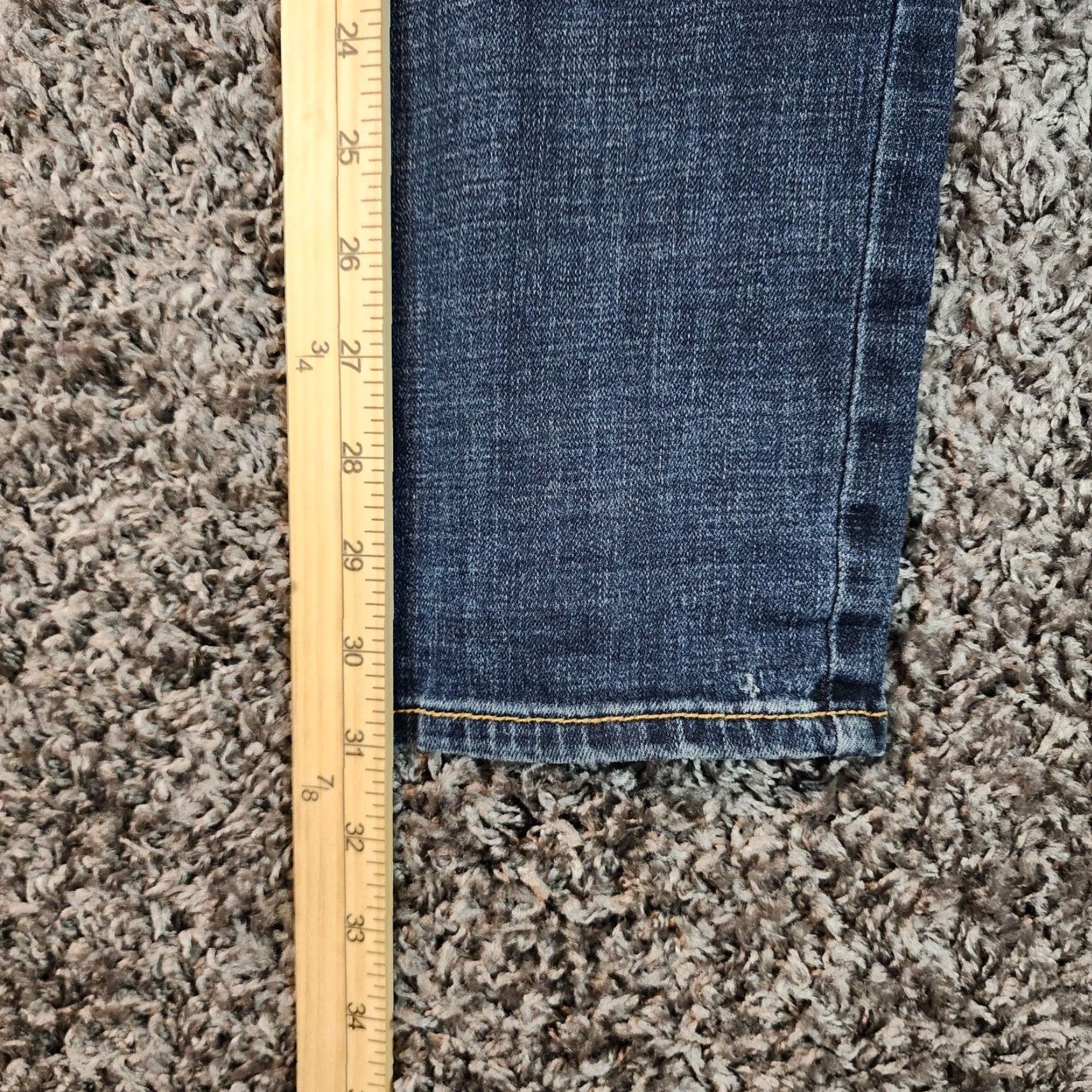 American Eagle Outfitters AMERICAN EAGLE Jeans WOMENS Skinny Stretch Blue Size 6 30x31 INSEAM 31in Blue Denim Womens Clothing Size 28" / US 6 / IT 42 - 4 Thumbnail