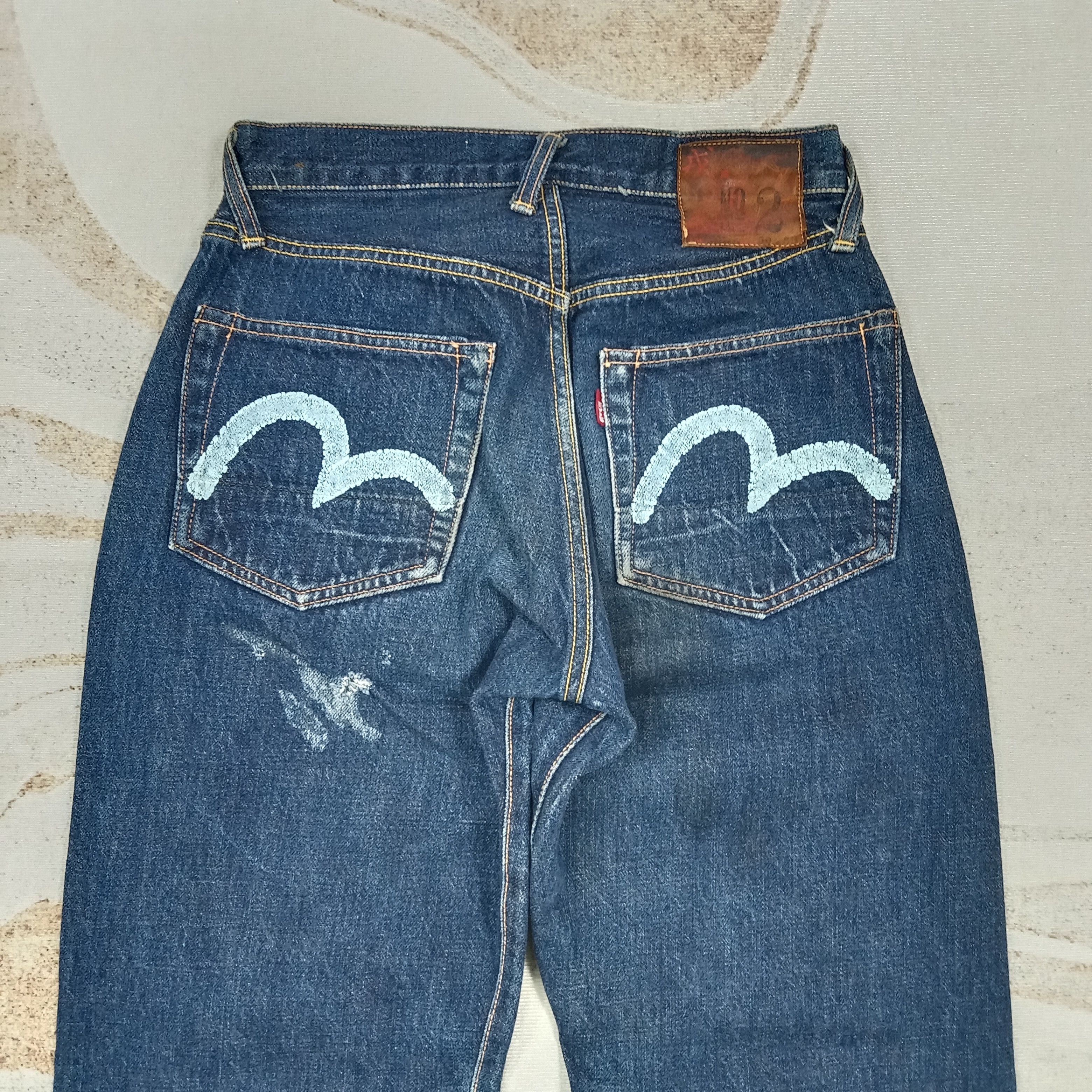 Evisu Evis Jeans Selvedge Daicock Custom Denim Jeans C280N24 Size 25" / US 0 / IT 36 - 7 Thumbnail