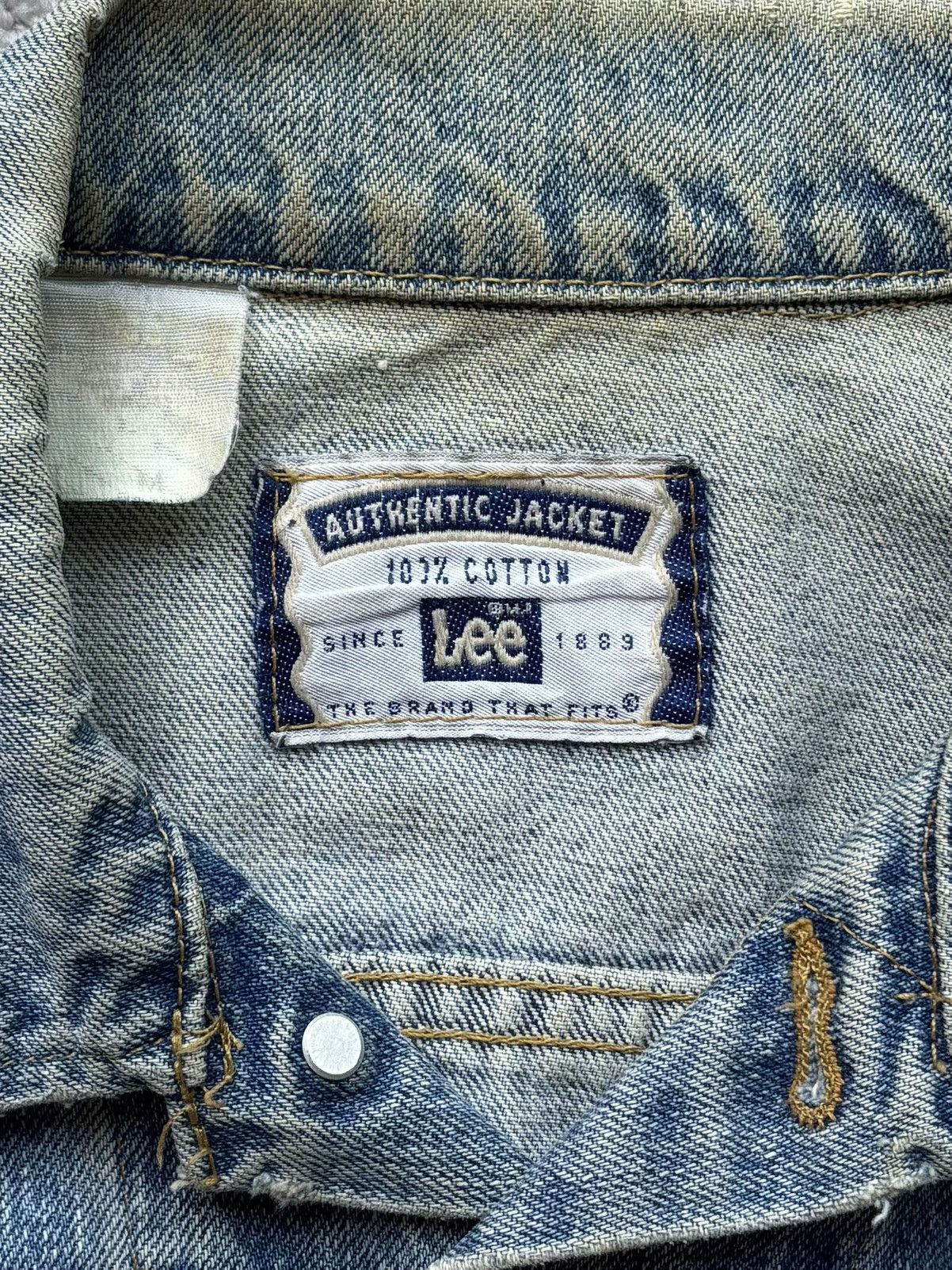 Lee × Vintage Vintage 1980s/1990s Lee Trucker Jacket MADE IN USA Size US M / EU 48-50 / 2 - 6 Thumbnail