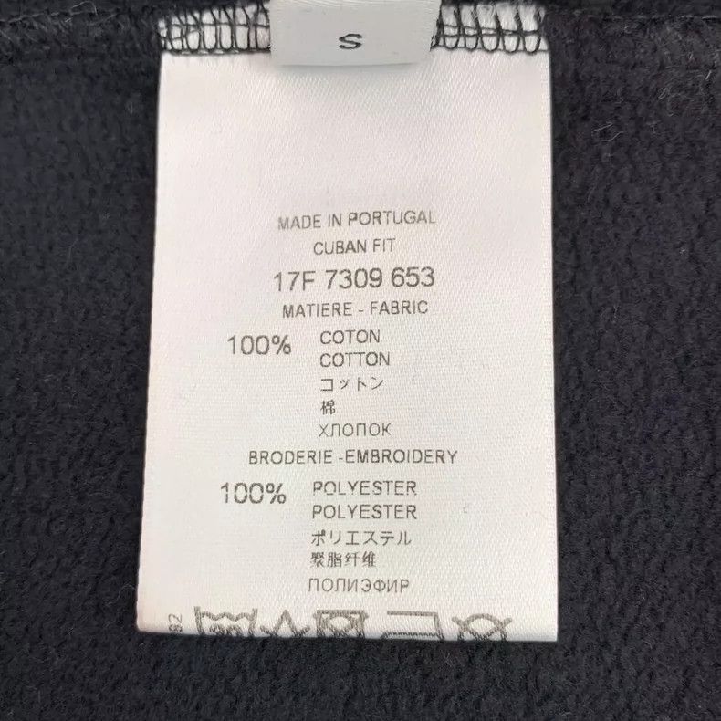 Givenchy Givenchy Black Logo Letter Embroidery Cotton Crew Neck Lon Size US S / EU 44-46 / 1 - 7 Thumbnail
