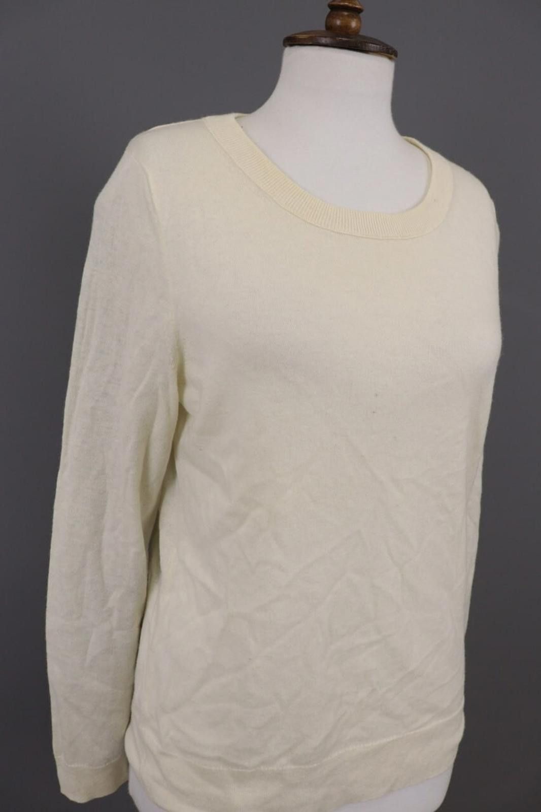 J.Crew J. Crew Beige Merino Wool Knit Pullover Sweater Size L Size L / US 10 / IT 46 - 7 Thumbnail