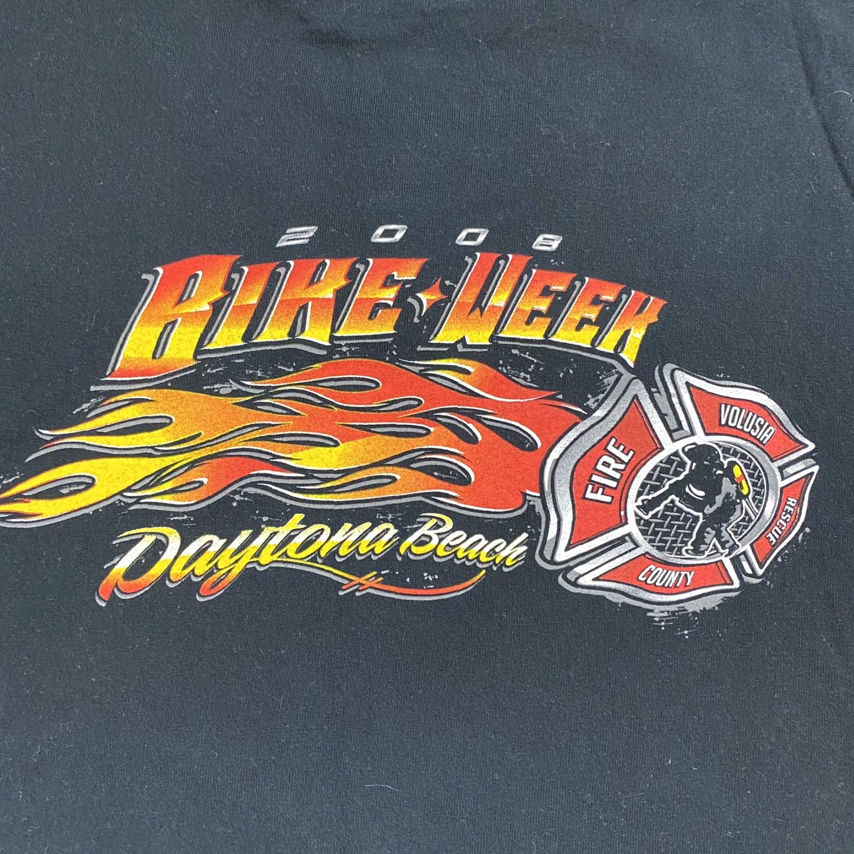 Vintage VINTAGE HARLEY MOTORCYCLE T-SHIRT BLACK XL Y2K 2008 DAYTONA BIKE WEEK MEN'S Size US XL / EU 56 / 4 - 5 Thumbnail